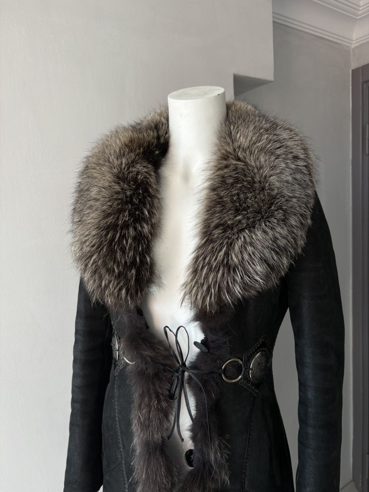 Vintage y2k leather coat Size XS / US 0-2 / IT 36-38 - 7 Thumbnail