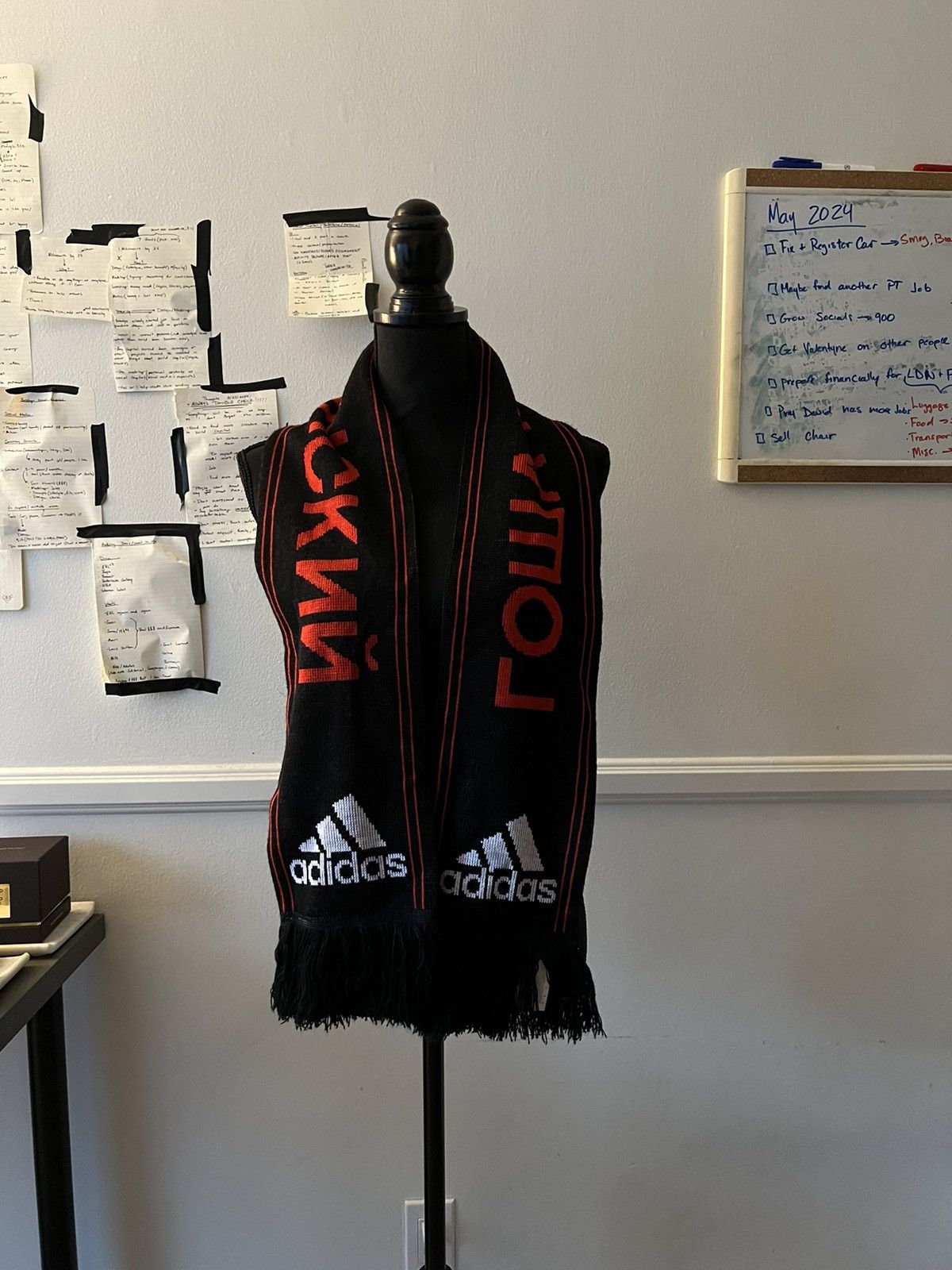 Gosha Rubchinskiy Gosha Rubchinsky x Adidas Scarf | Grailed