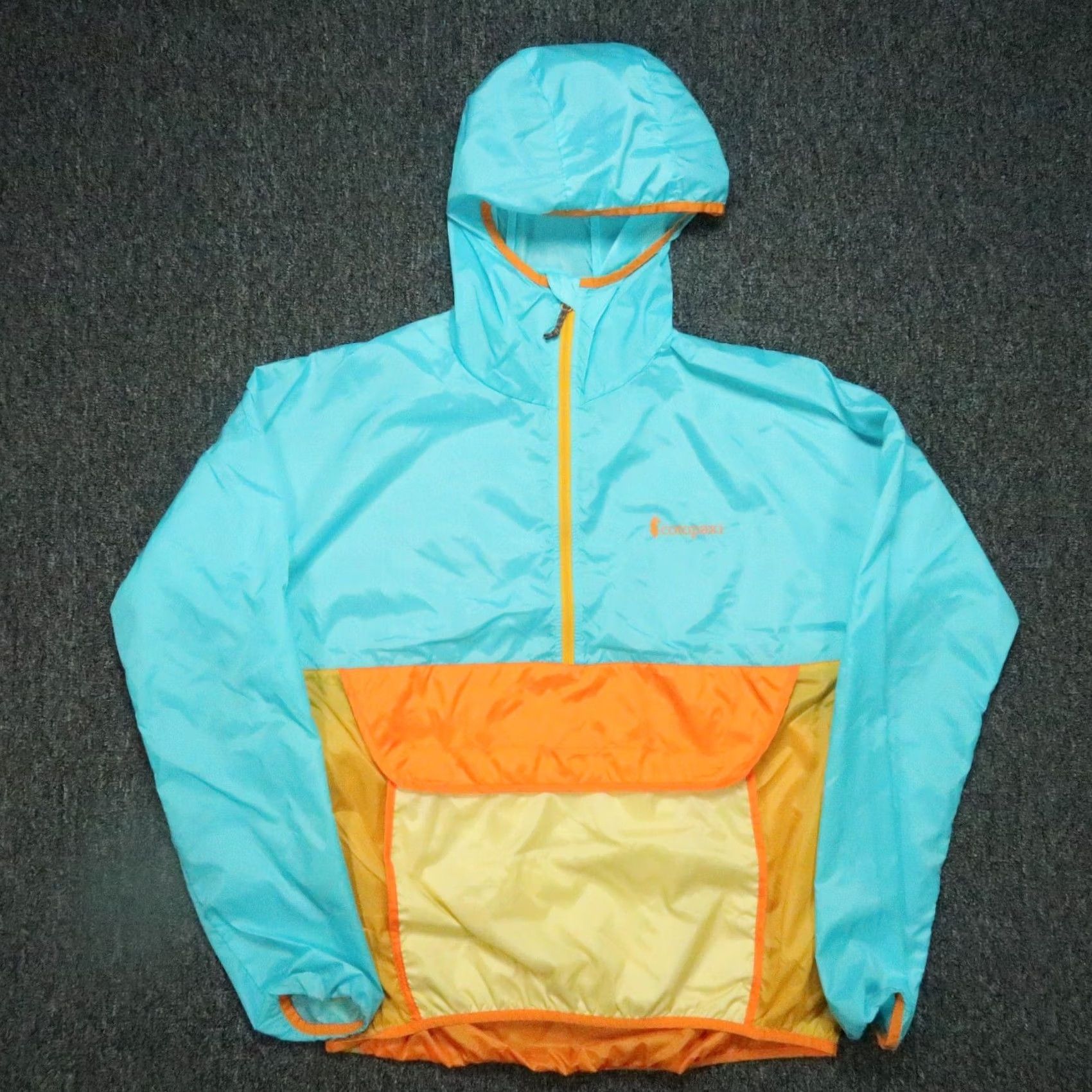 Cotopaxi Cotopaxi Jacket Mens Small Blue Teca Windbreaker 1/4 Zip Hooded Lightweight Pockets Size US S / EU 44-46 / 1 - 2 Thumbnail