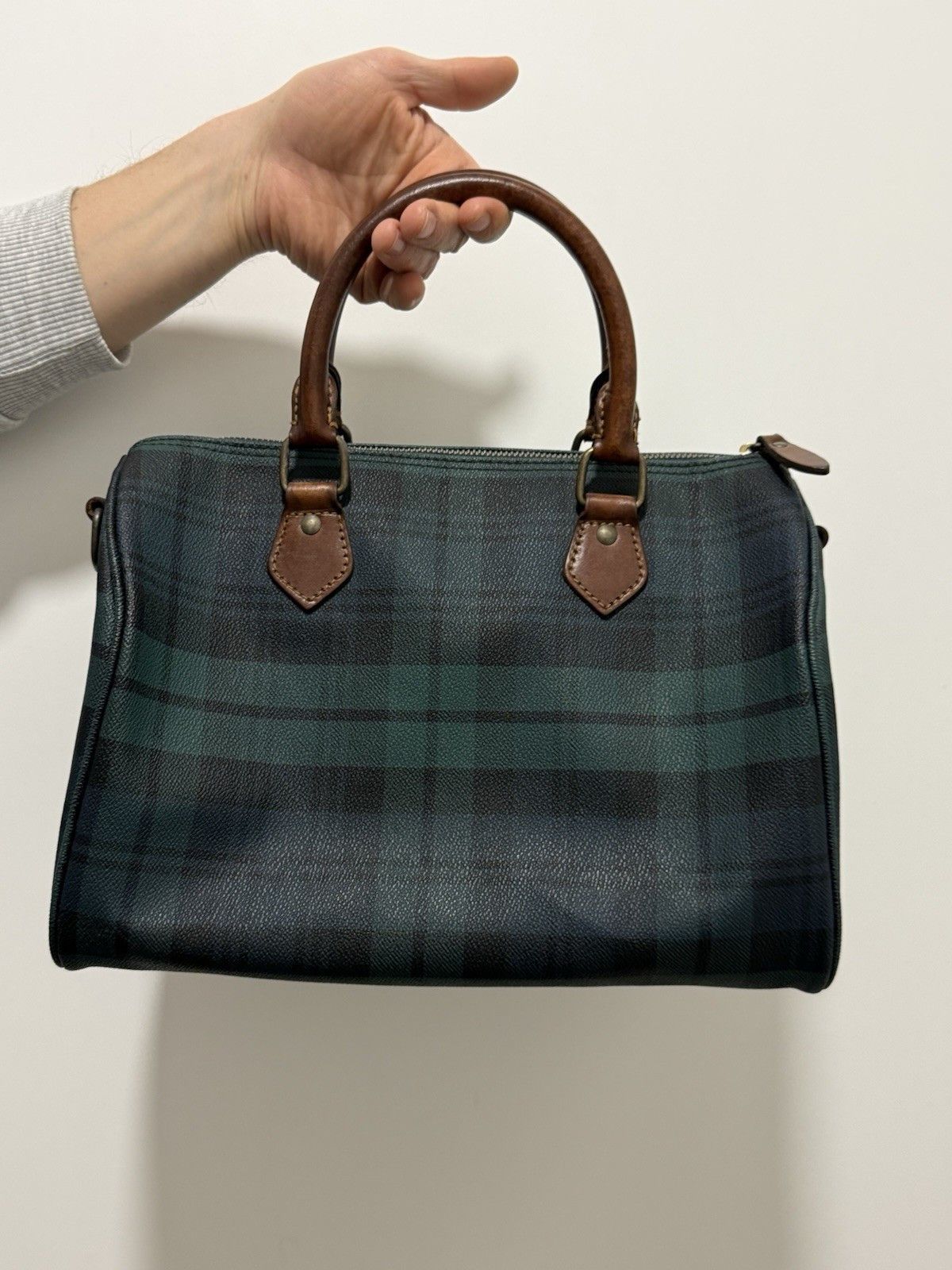 Polo Ralph Lauren DDP Vintage Polo Ralph Lauren Plaid Speedy Small Boston Bag Size ONE SIZE - 7 Thumbnail