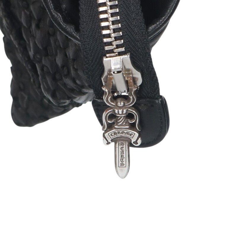 Chrome Hearts Chrome Hearts Zip-Up Leather Clutch Bag Size ONE SIZE - 5 Thumbnail