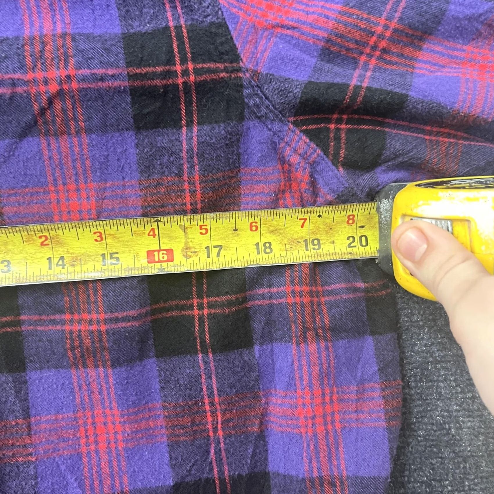 Vintage LL Bean Shirt Women Large Purple Plaid Long Sleeve Button Up Flannel Relaxed Fit Size L / US 10 / IT 46 - 4 Thumbnail