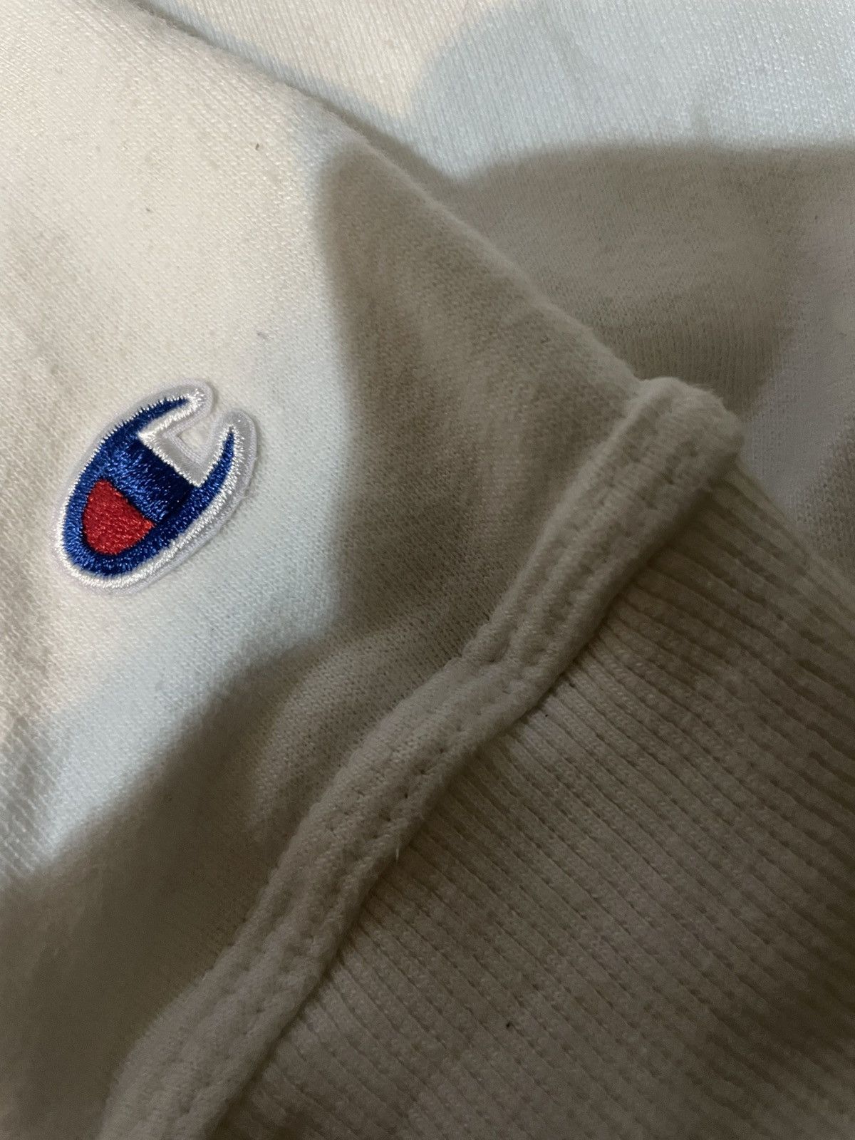Champion Plain White Champion Hoodie Size US M / EU 48-50 / 2 - 6 Thumbnail