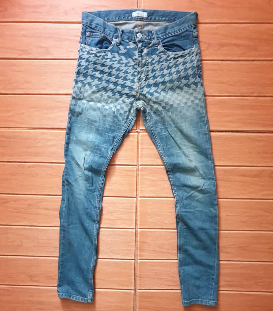 PPFM 💥Fraguais made in Japan abstract skinny jeans Size US 30 / EU 46 - 1 Thumbnail