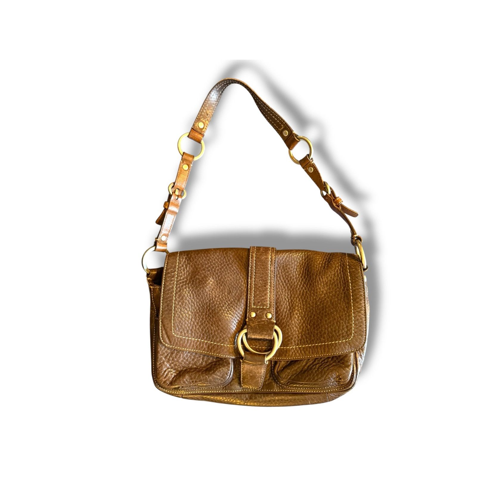 Coach Coach Chelsea Brown Leather Shoulder Bag Purse Handbag Size ONE SIZE - 1 Thumbnail