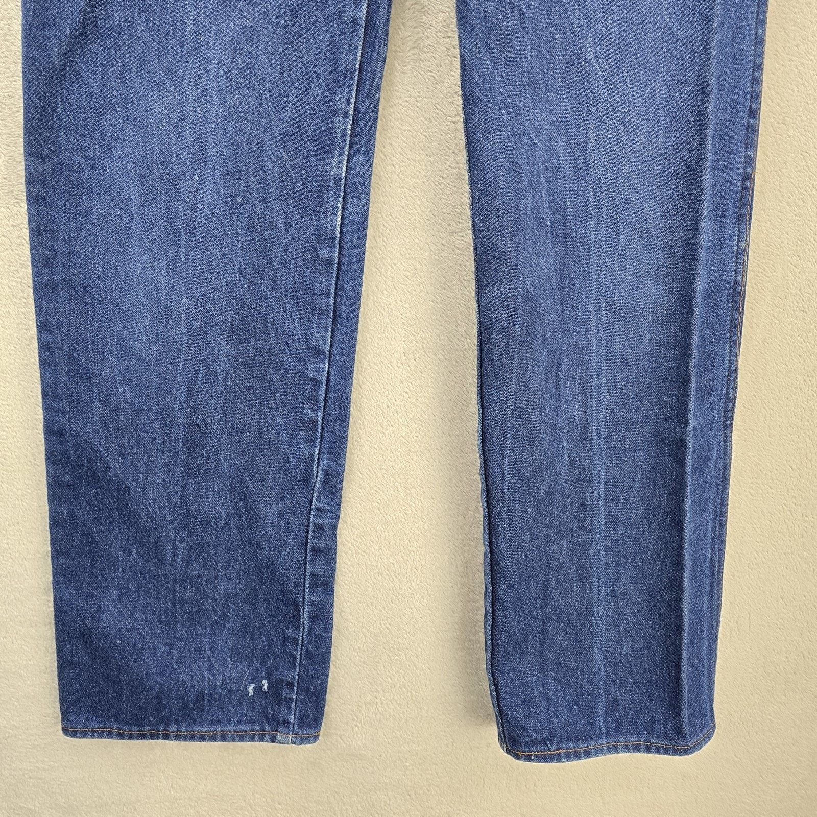 Wrangler Vtg 70s Wrangler 13MWZ Jeans Womens 12 (28x31) Scovill USA Size 34" / US 12 / IT 48 - 3 Thumbnail