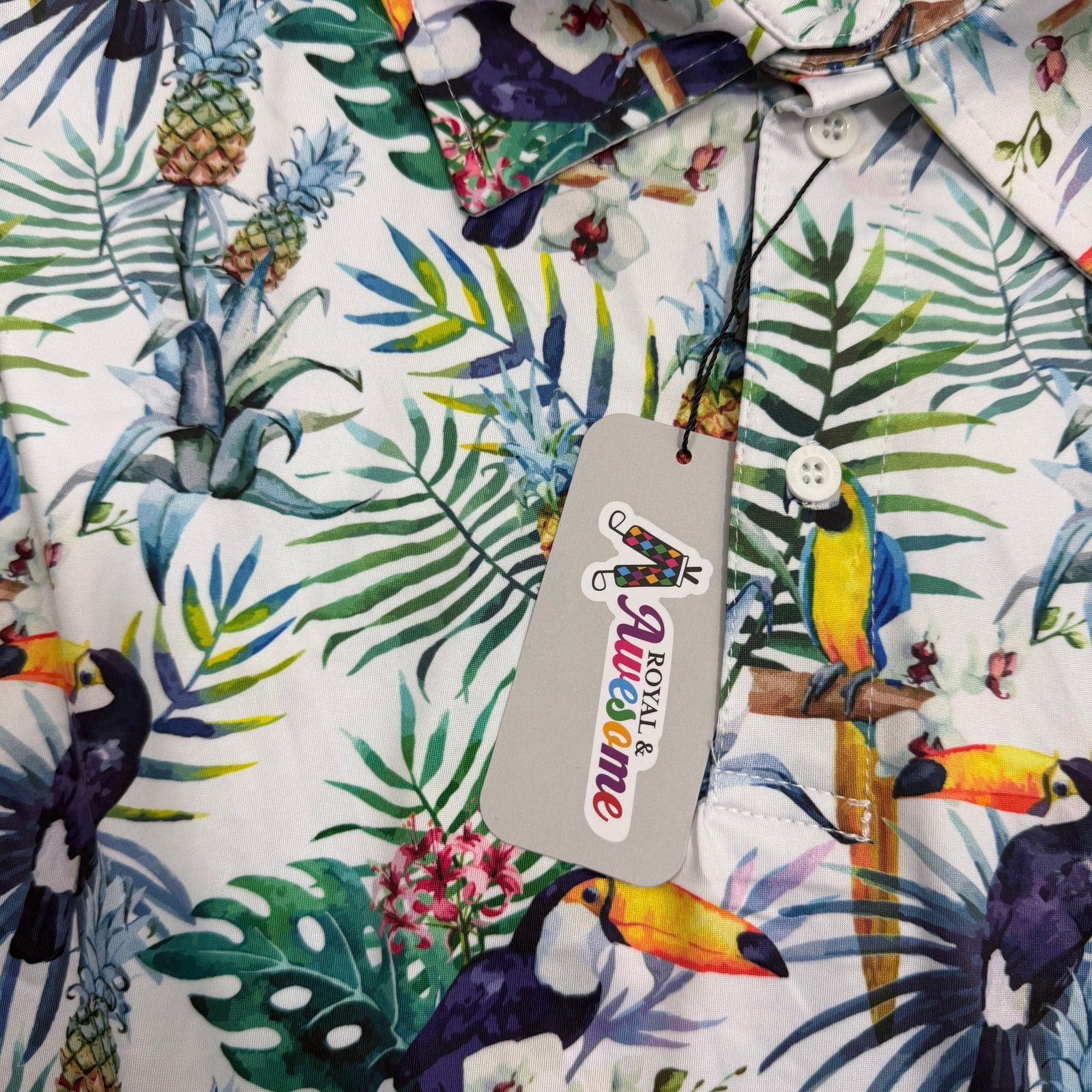 Vintage Royal and Awesome Golf Polo Shirt Men's Extra Large NEW Size US XL / EU 56 / 4 - 4 Thumbnail
