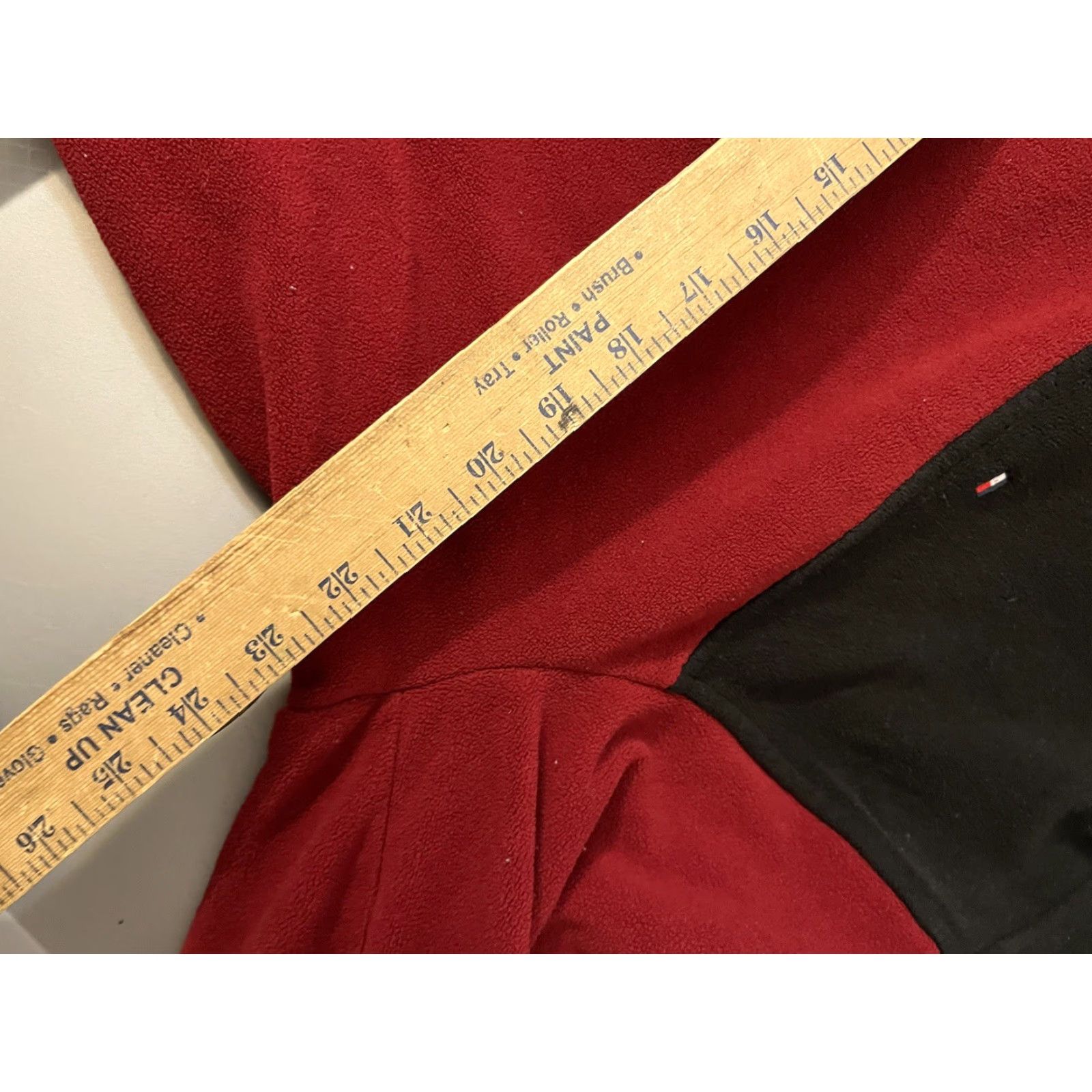 Tommy Hilfiger tommy hilfiger red black fleece jacket men Large full zip up teddy Bear Jacket Size US L / EU 52-54 / 3 - 5 Thumbnail