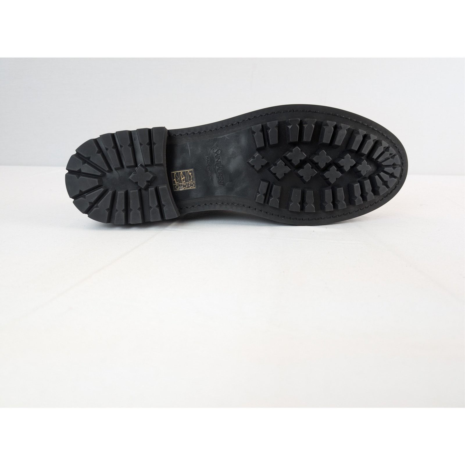 Saint Laurent Paris o1rshd1 New Bourbon Antoine Sandy 25 PL V Shoe Boots in Nero Size US 12 / EU 45 - 12 Thumbnail