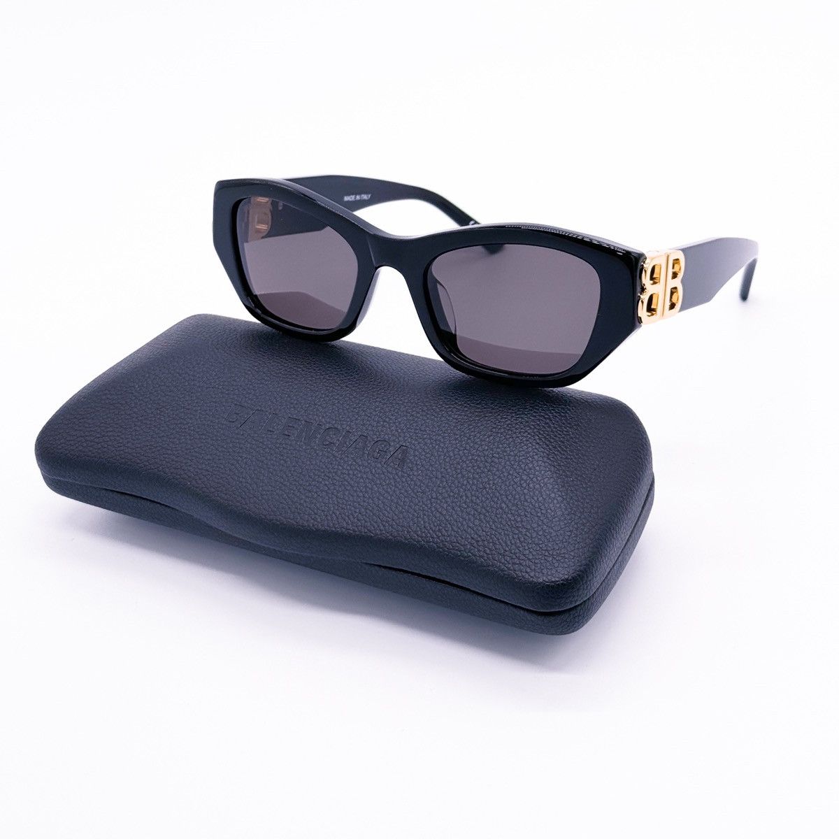 image of New Balenciaga Sunglasses Bb0311Sk 001 Black Women Eyewear