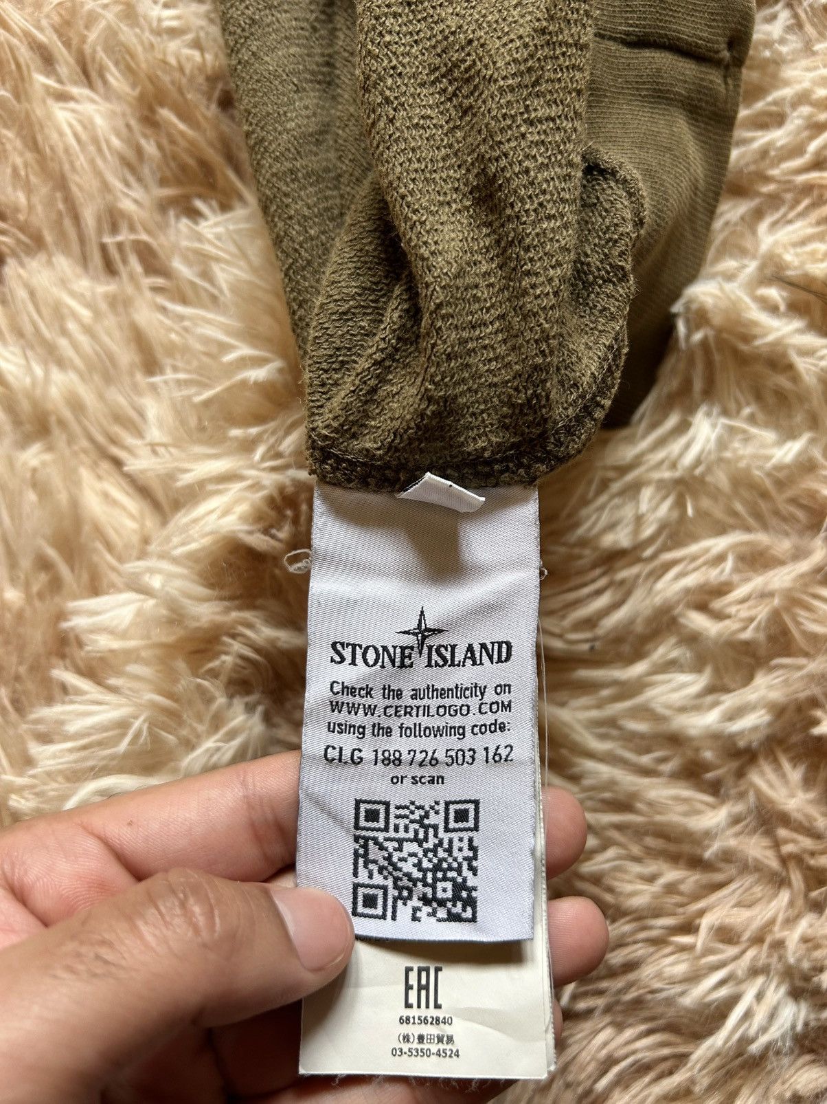 Stone Island 💥CRAZY💥 RARE COLOURED DISTRESSED STONE ISLAND GARMENT HOODIE Size US L / EU 52-54 / 3 - 11 Thumbnail