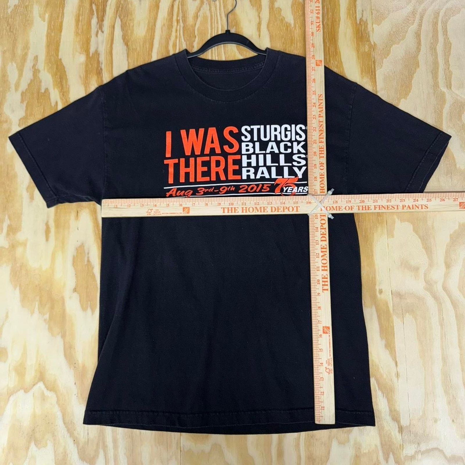 Vintage 2015 i was there sturgis black hills motorcycle t-shirt Size US L / EU 52-54 / 3 - 3 Thumbnail