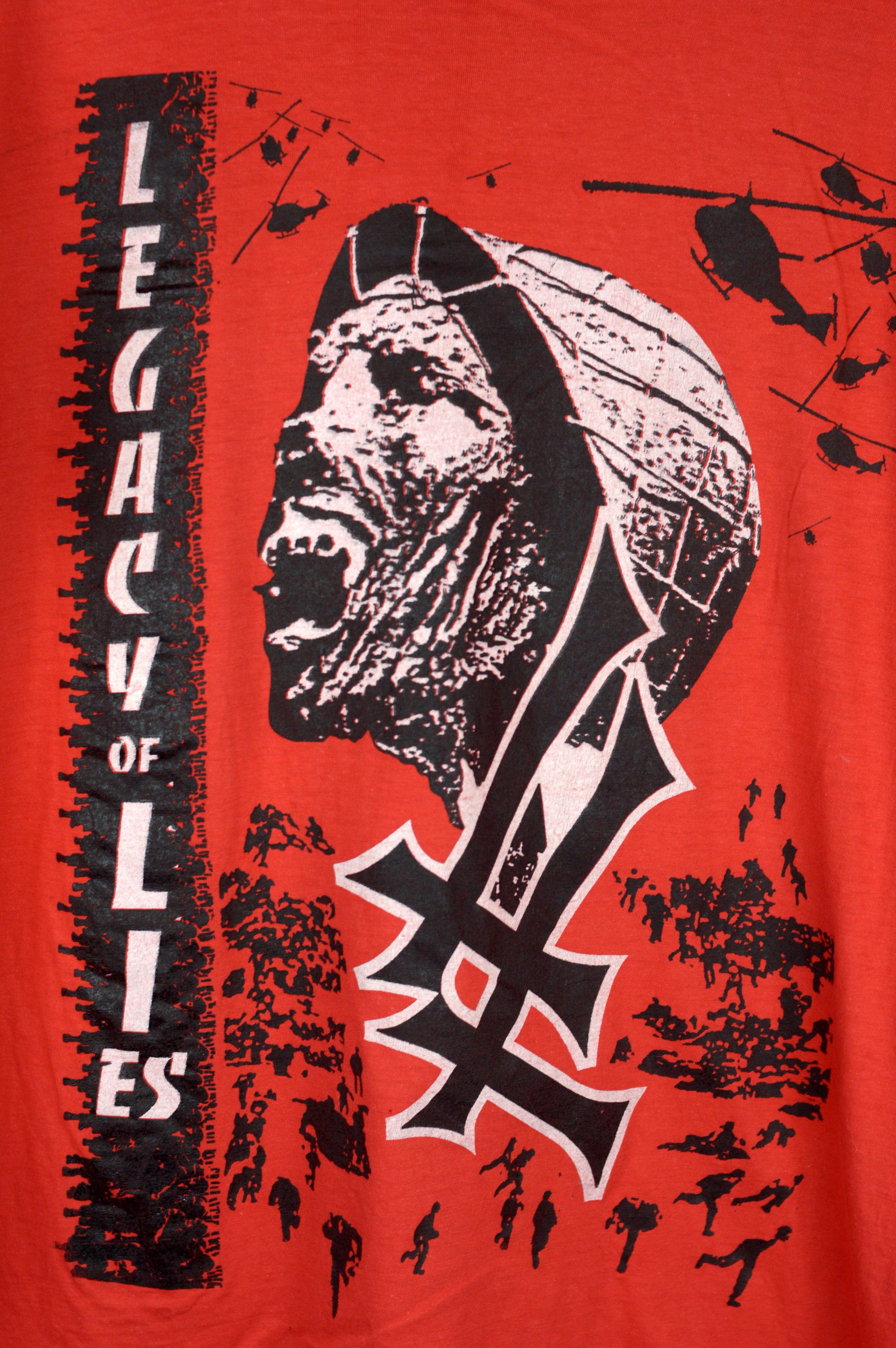 Band Tees × Vintage Vintage Legacy Of Lies 80s t shirt Size US XL / EU 56 / 4 - 2 Thumbnail