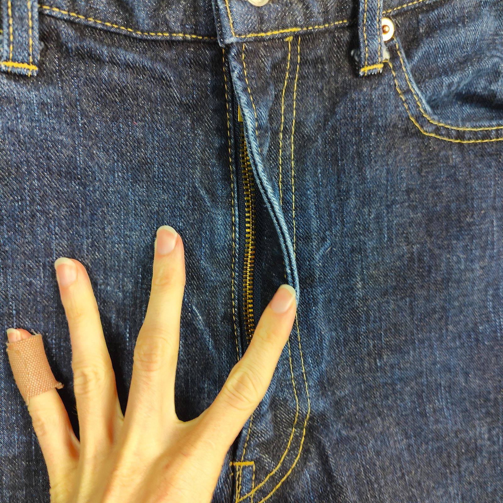 Other Anatomica Paris Jean Shorts Mens 34 Indigo Raw Denim Size US 34 / EU 50 - 3 Thumbnail