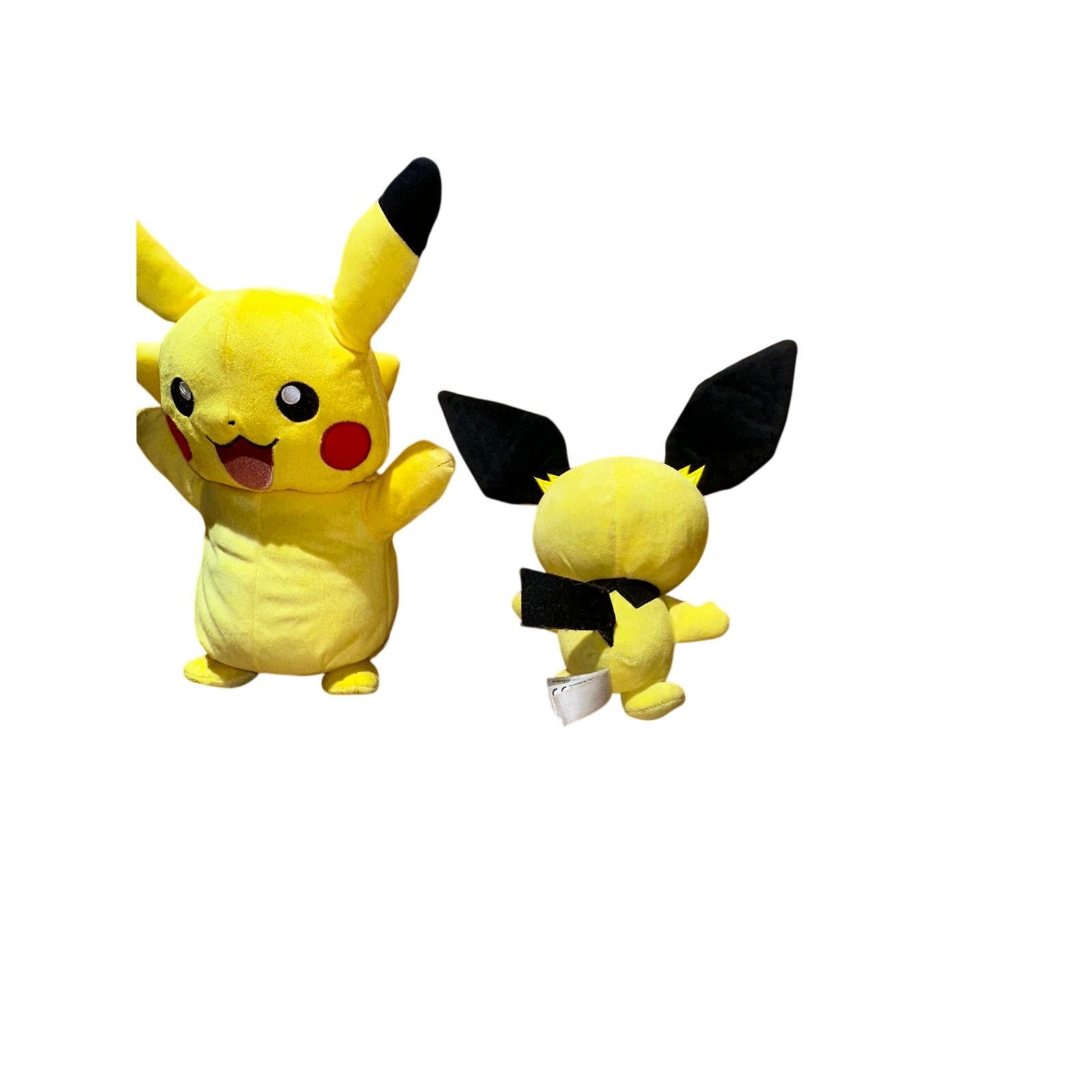 Pokemon Pikachu X Pichu Plush ToysOne Moves With Batteries 15”tall Size ONE SIZE - 6 Thumbnail