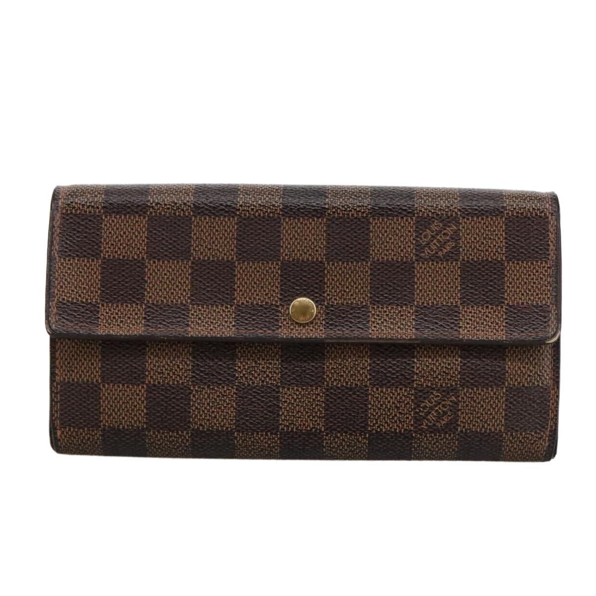Louis Vuitton Sarah Brown Canvas Wallet (Pre-Owned) Size ONE SIZE - 1 Thumbnail