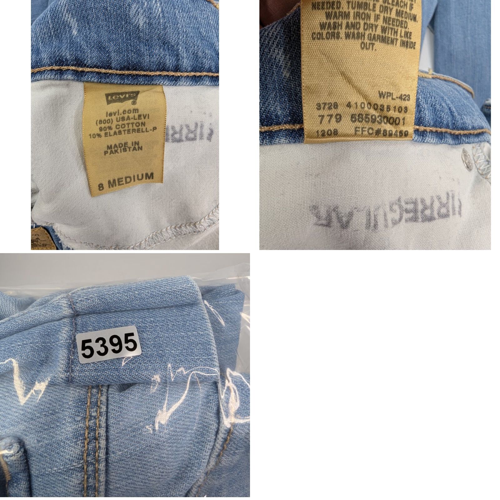 Levi's VINTAGE Levi's 544 Ultimate Lift Flare Jeans Women's Blue 8 Denim Cotton Elastane Pockets Y2K Western Women Size 30" / US 8 / IT 44 - 9 Thumbnail