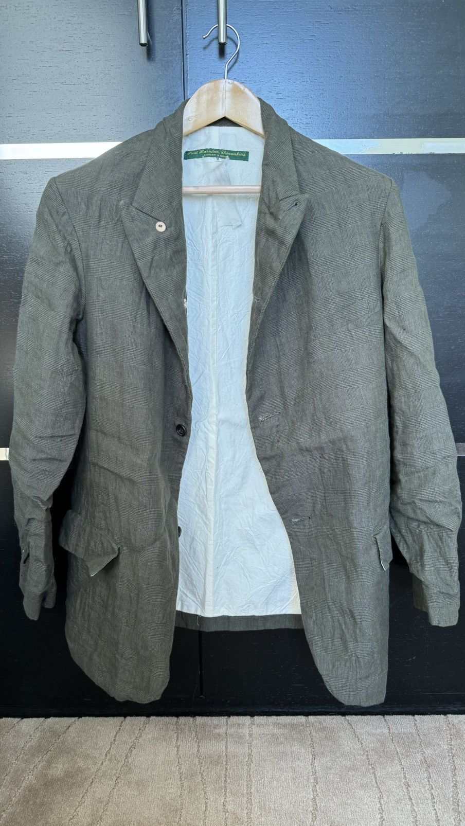 Paul Harnden Shoemakers Paul Harnden green linen Norfolk blazer Size US M / EU 48-50 / 2 - 1 Thumbnail