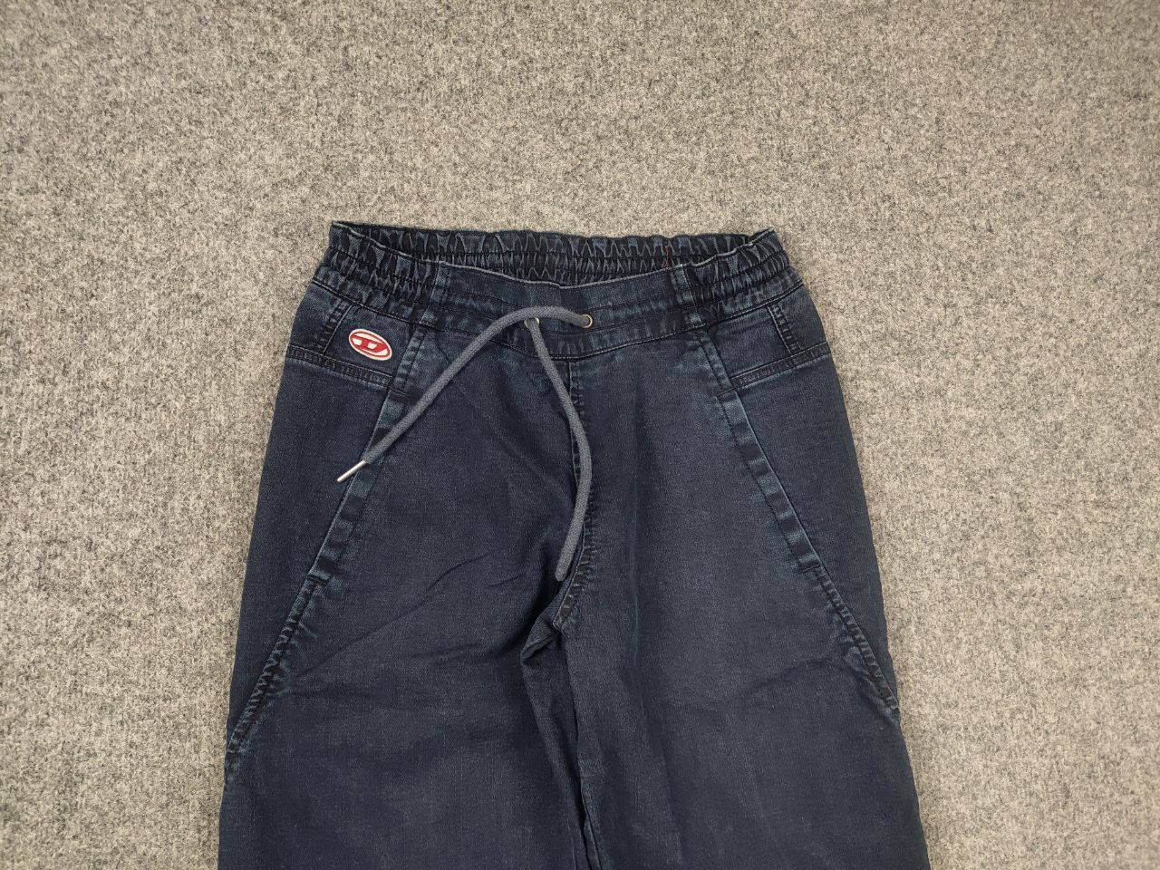Diesel Diesel d krailey e ne Sweat Blue Denim Cropped Jeans Vintage Size 26" / US 2 / IT 38 - 4 Thumbnail