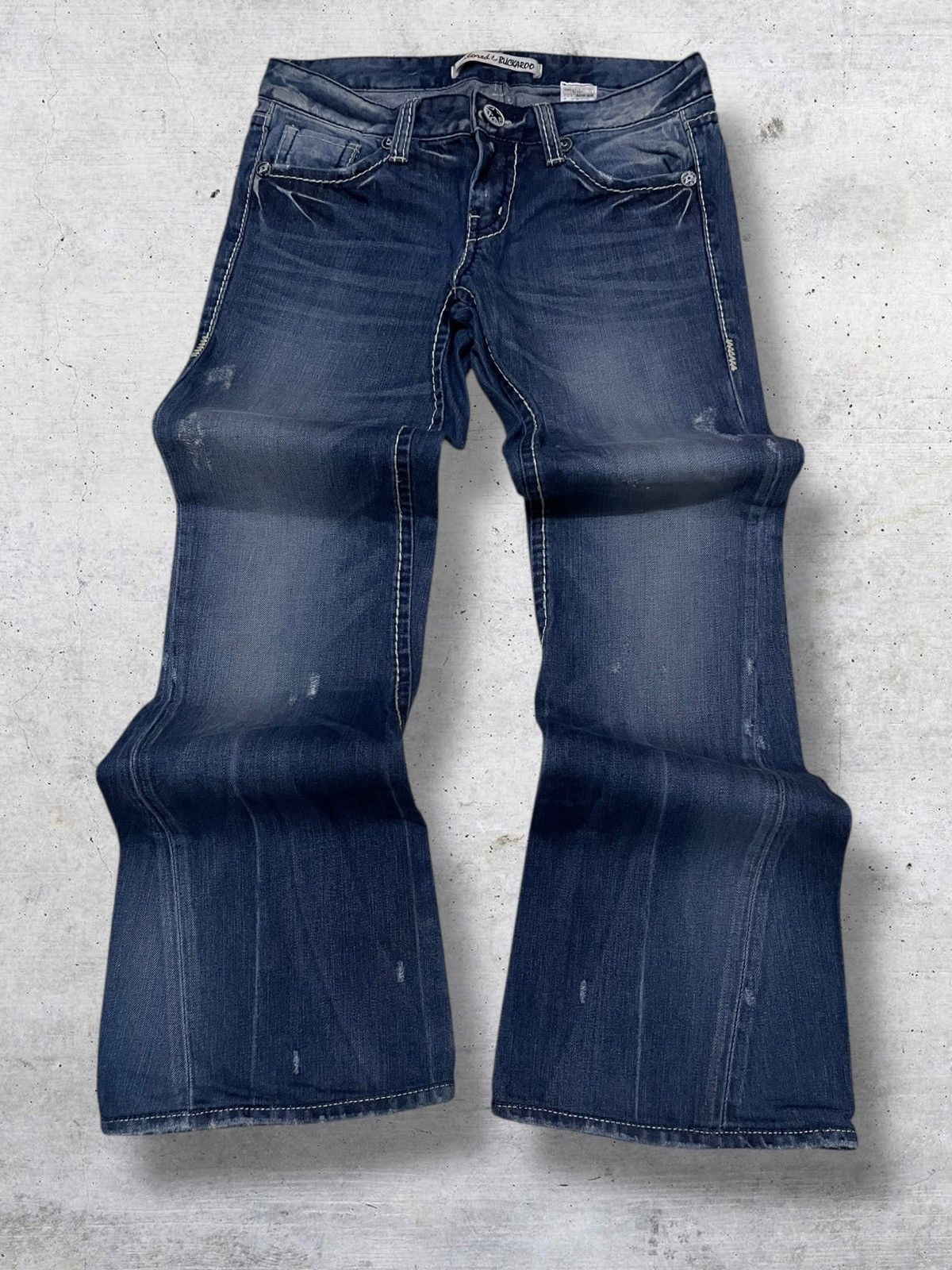 Japanese Brand VINTAGE BUCKAROO CRAFTED JAPAN DESIGNER 90S FLARED CUT DENIM Size US 30 / EU 46 - 1 Thumbnail