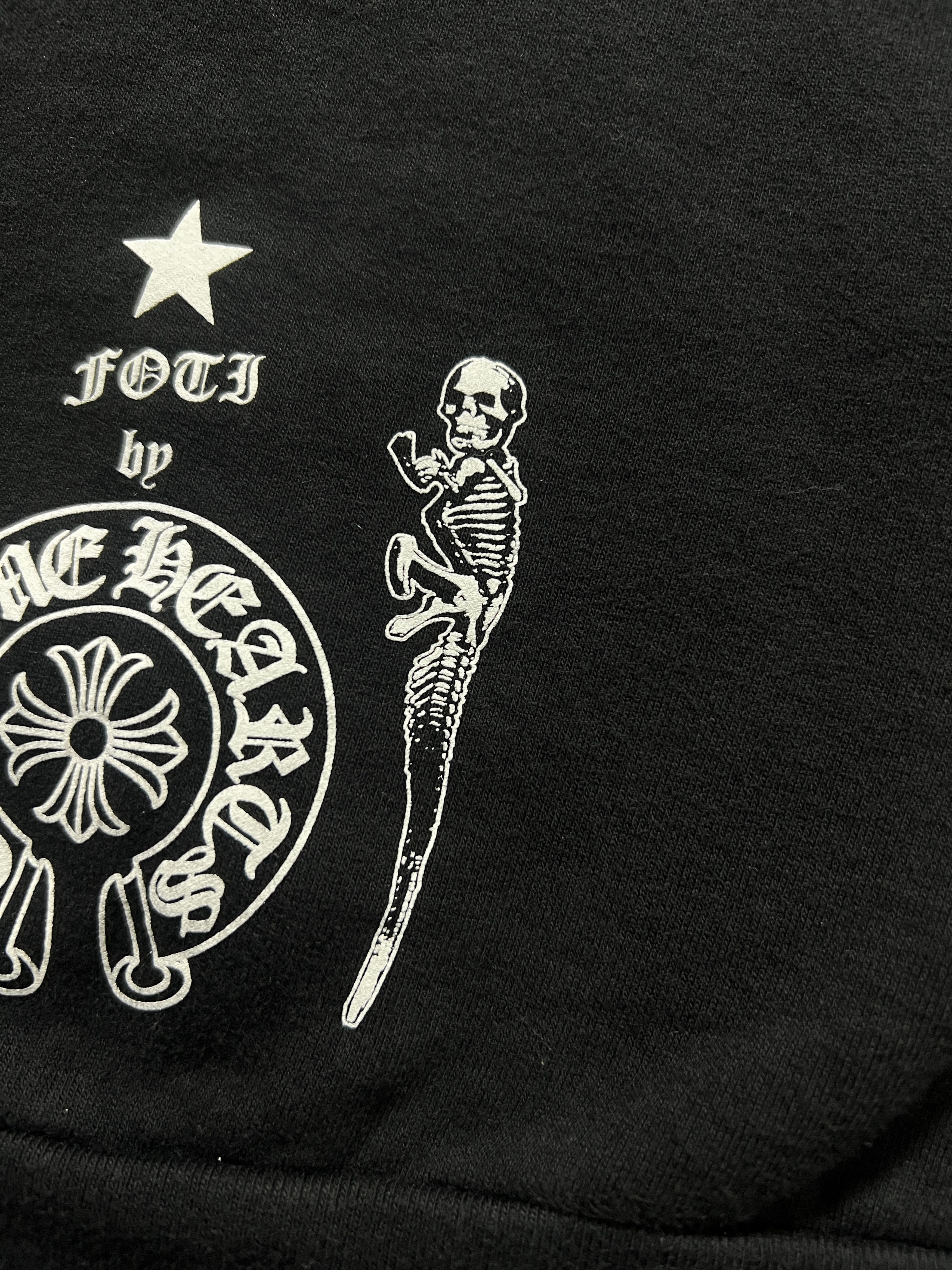 Chrome Hearts Chrome Hearts Foti Zip Hoodie Skull Wings Black L Size US L / EU 52-54 / 3 - 4 Thumbnail