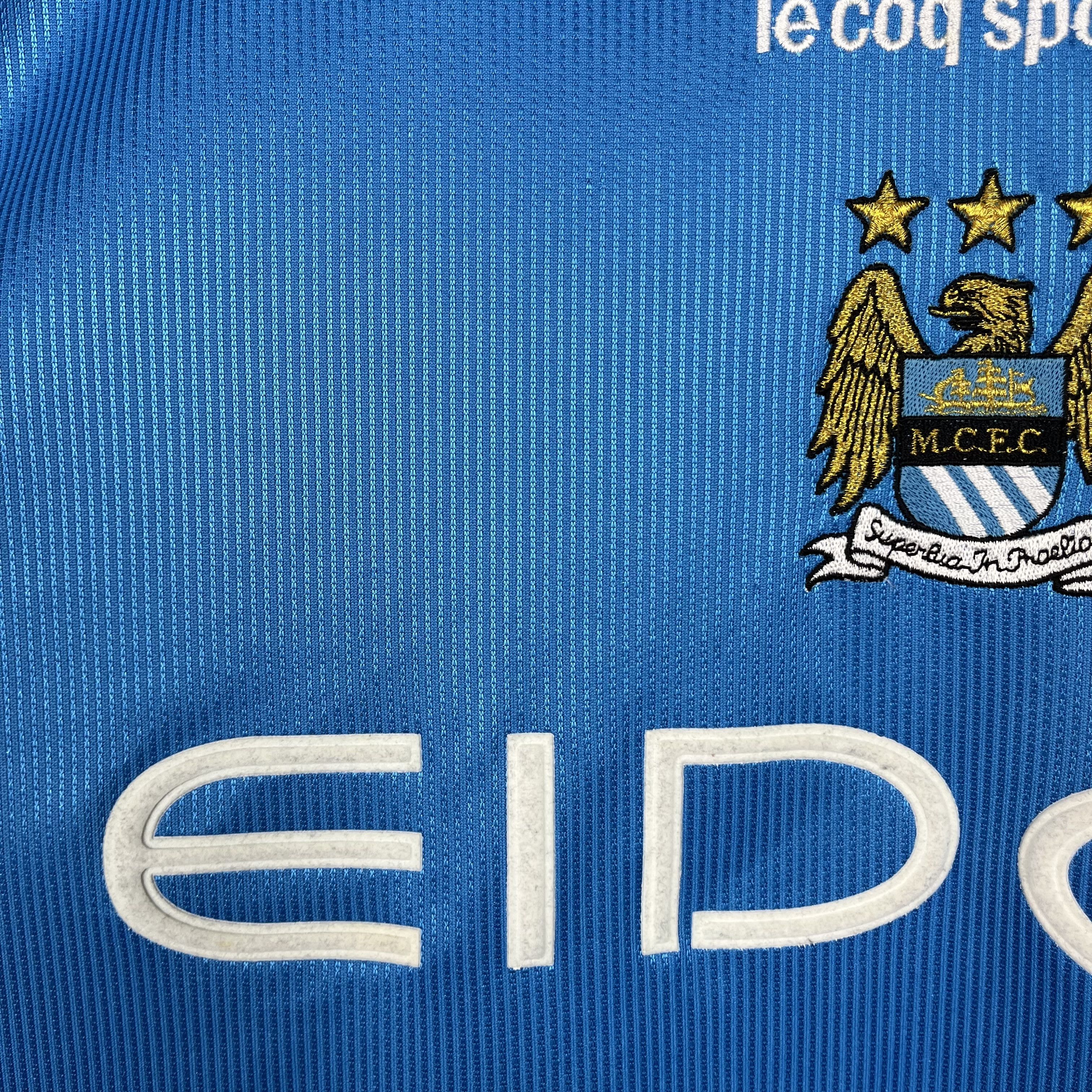 Le Coq Sportif Vintage Manchester City Le Coq Sportif Home Jersey 1999/2001 Size US XL / EU 56 / 4 - 17 Thumbnail