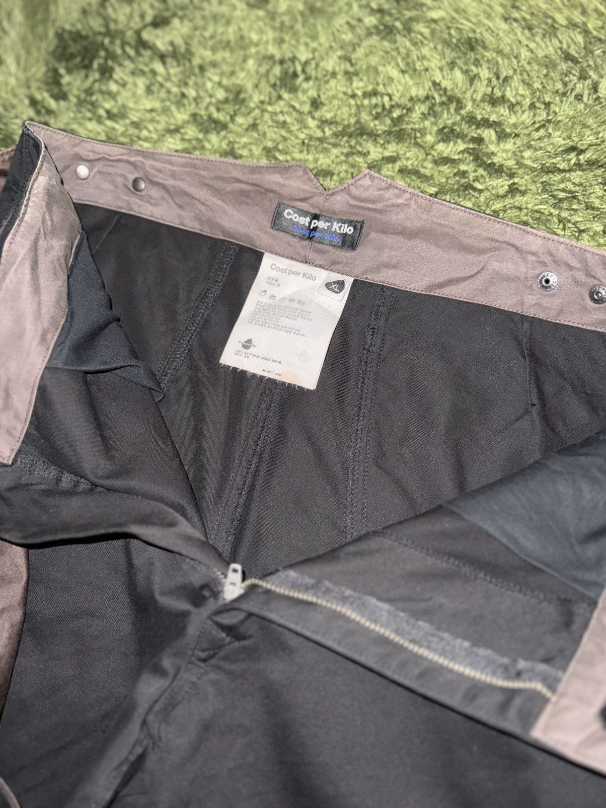 Japanese Brand [XL] Cost Per Kilo Side Zip Modular Cotton Pants Size US 34 / EU 50 - 4 Thumbnail
