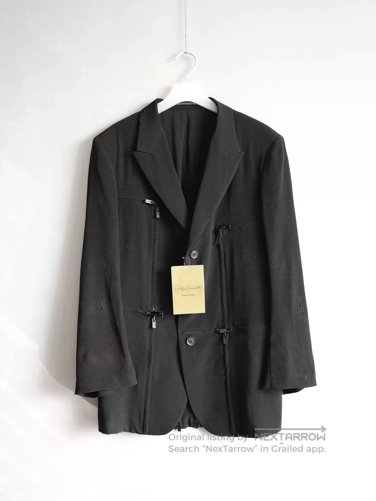 Yohji Yamamoto Yohji Yamamoto Zipper Deconstructed Jacket. Size US M / EU 48-50 / 2 - 1 Thumbnail