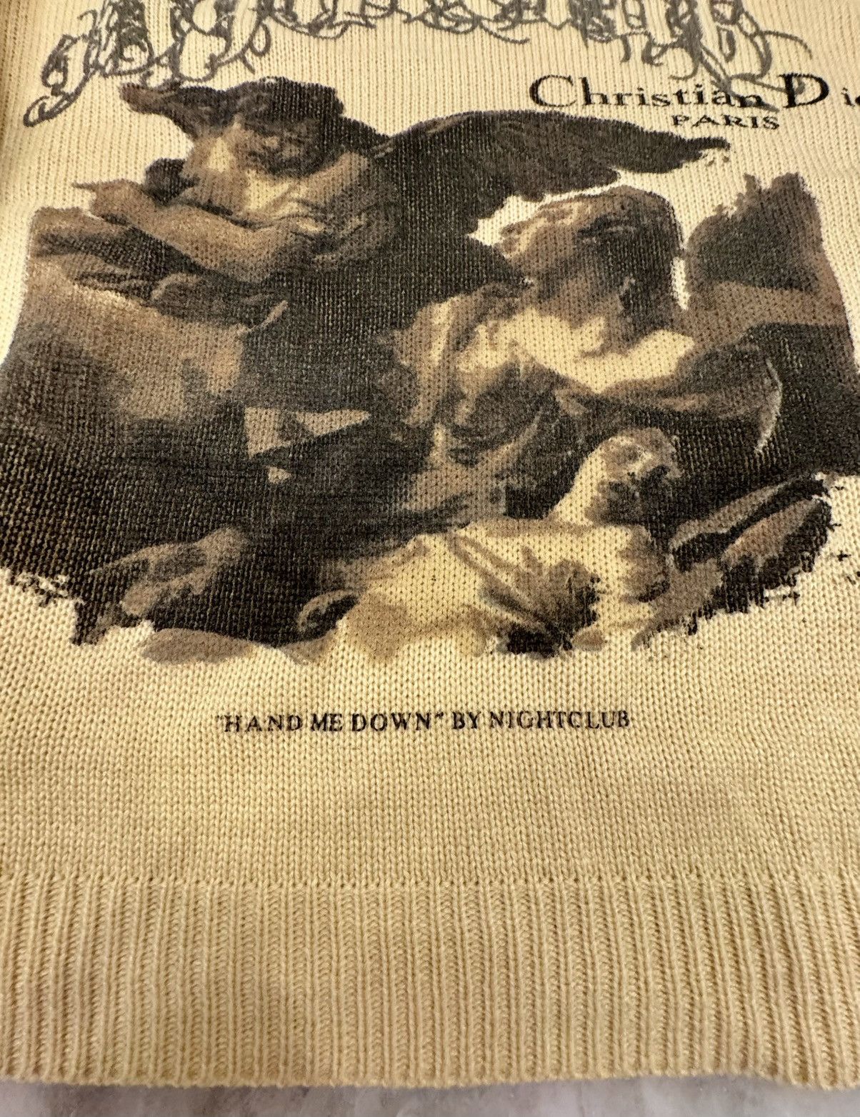 Other Night Club (Boite de Nuit) “Christian Dior” Knit Sweater Size US M / EU 48-50 / 2 - 3 Thumbnail
