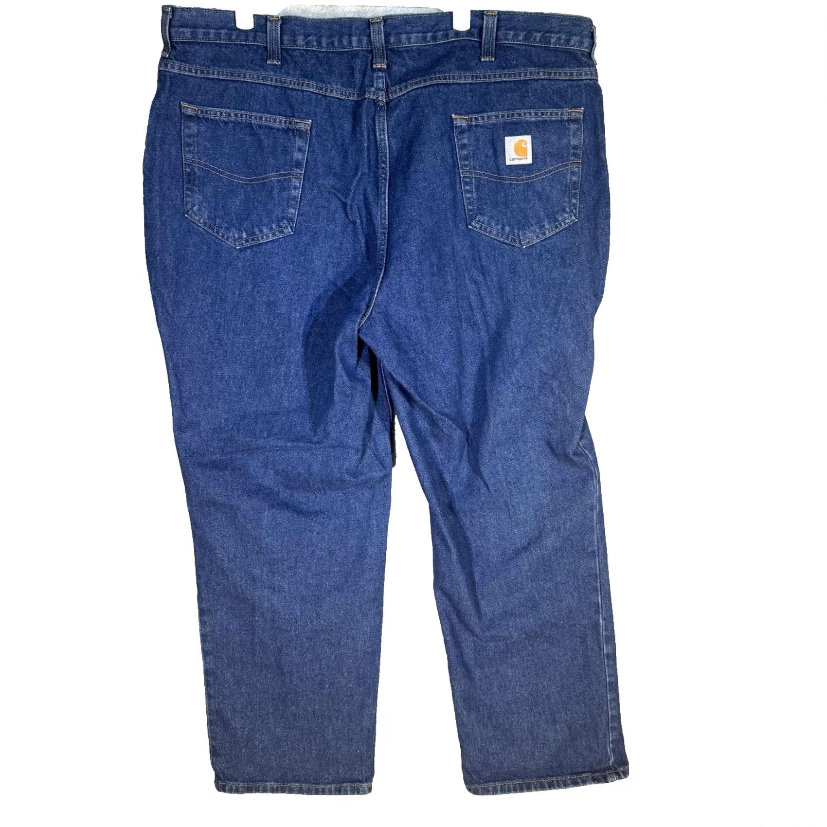 Carhartt Carhartt Jeans Mens 42x28 Relaxed Fit Denim Workwear Utility Pants 42x28 Denim Work Jeans Blue Denim Straight Leg Workwear Mens Jeans Size US 42 / EU 58 - 2 Thumbnail