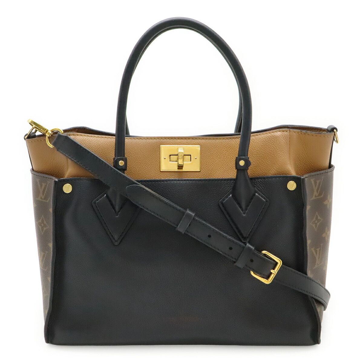 Louis Vuitton Louis Vuitton Louis Vuitton On My Side Monogram Leather 2way bag Leather Shoulder Bag M53823 DUTY FREE for USA Size ONE SIZE - 1 Thumbnail