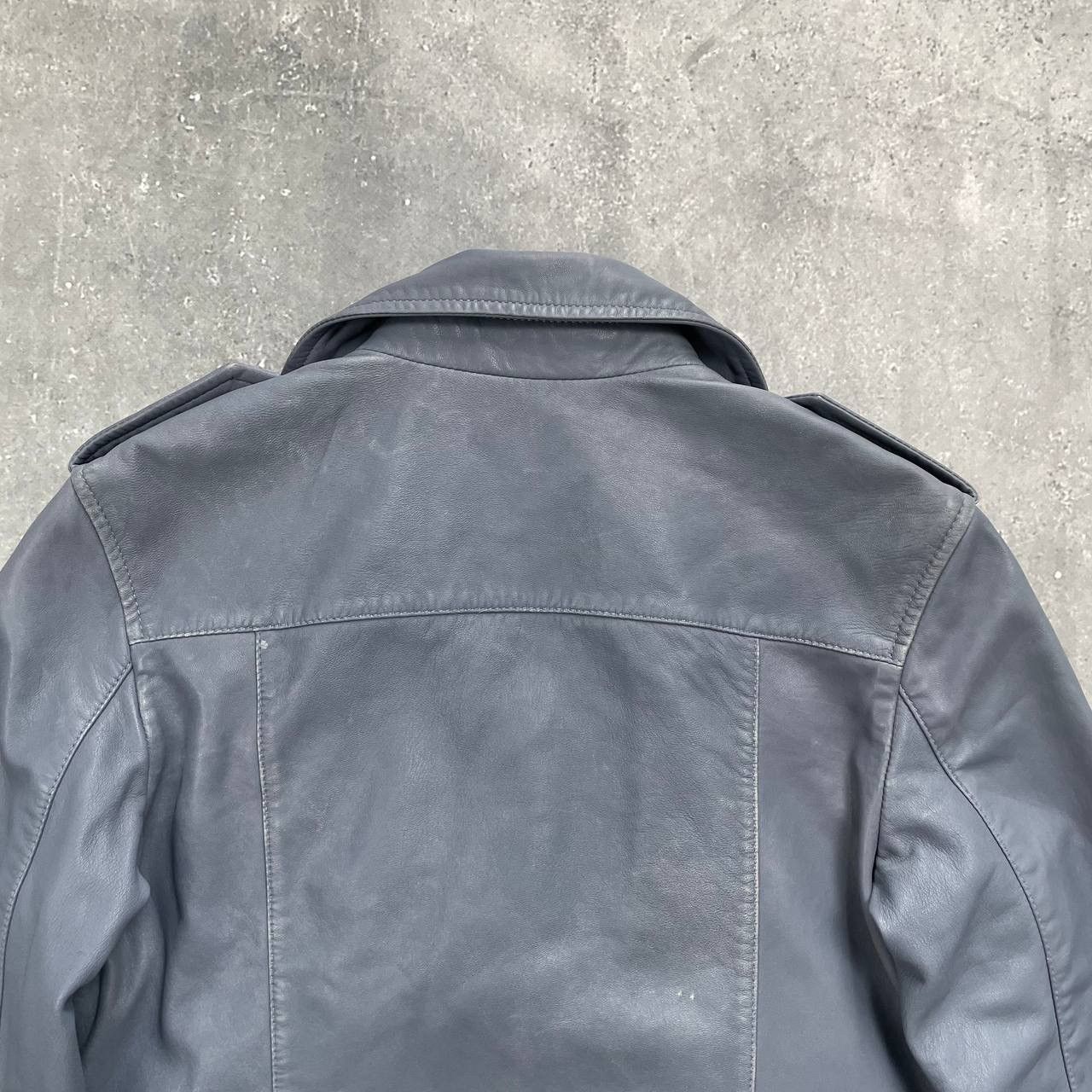 Allsaints Allsaints Fern Biker Leather Jacket Women’s Blue Size EU 38 Size M / US 6-8 / IT 42-44 - 20 Thumbnail