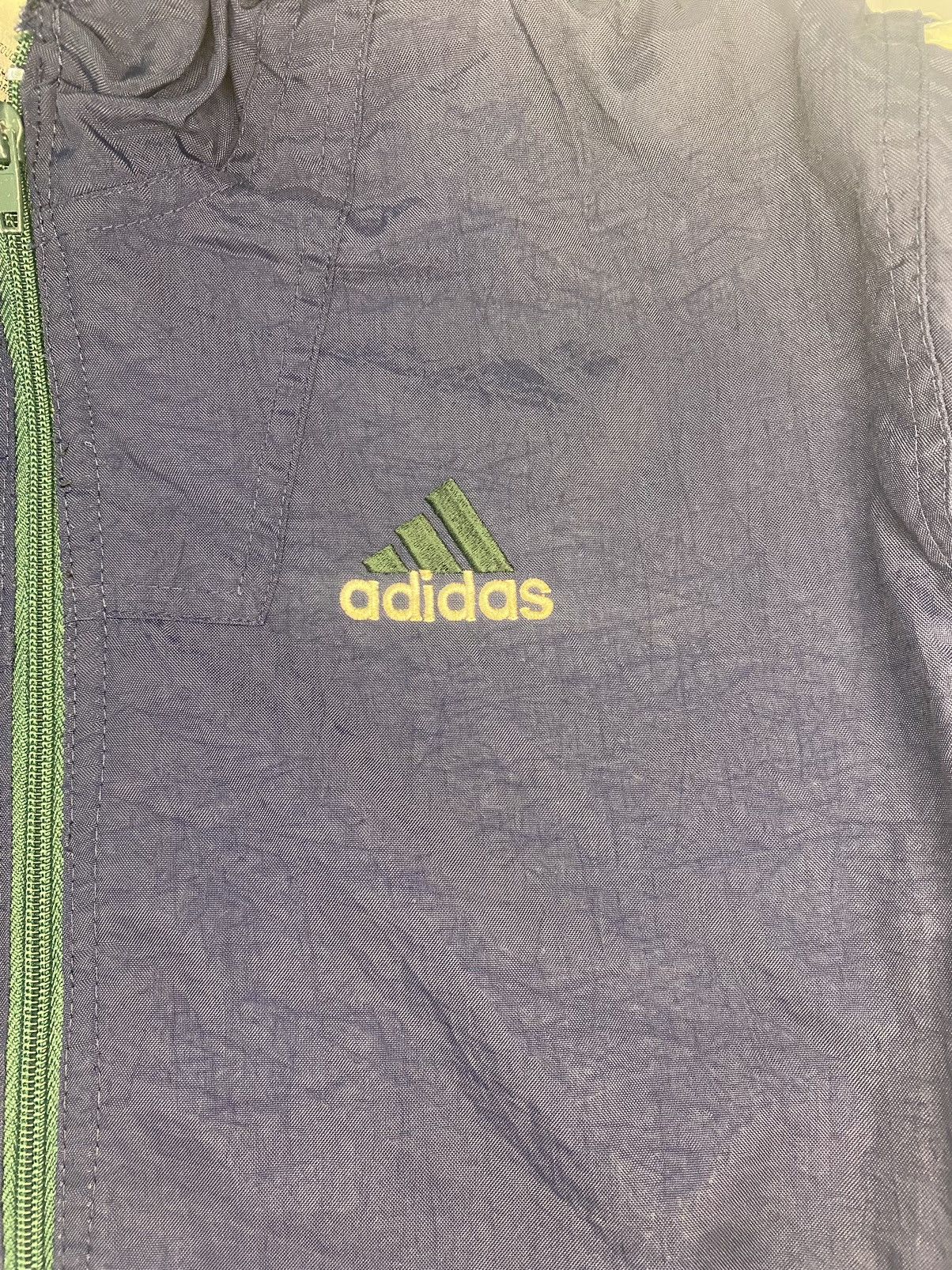 Adidas × Vintage Vintage 90’s Y2K Purple & Green Crazy Adidas Puffer S Size US S / EU 44-46 / 1 - 5 Thumbnail