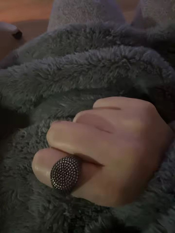 Jewelry Retro Black Spot Geometry Round Ring ( size 7-13 ) Size ONE SIZE - 5 Thumbnail