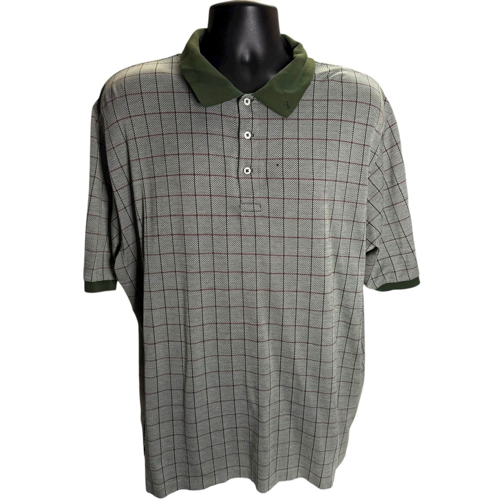 Polo Ralph Lauren Polo Golf Ralph Lauren Men’s XXL Green Checkered Polo Shirt Size US XXL / EU 58 / 5 - 1 Thumbnail
