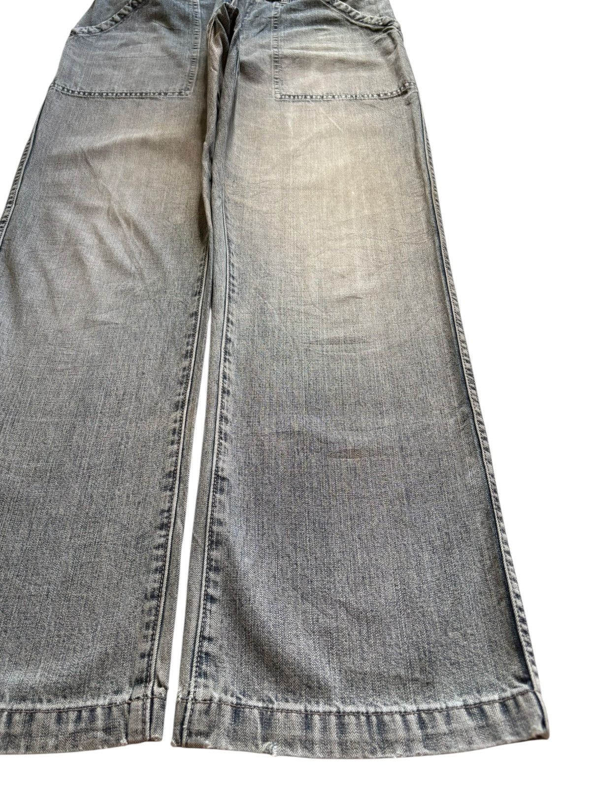 Gap Vintage GAP Rusty Mud Wash Loose Baggy Fatigue Jeans Size US 34 / EU 50 - 7 Thumbnail