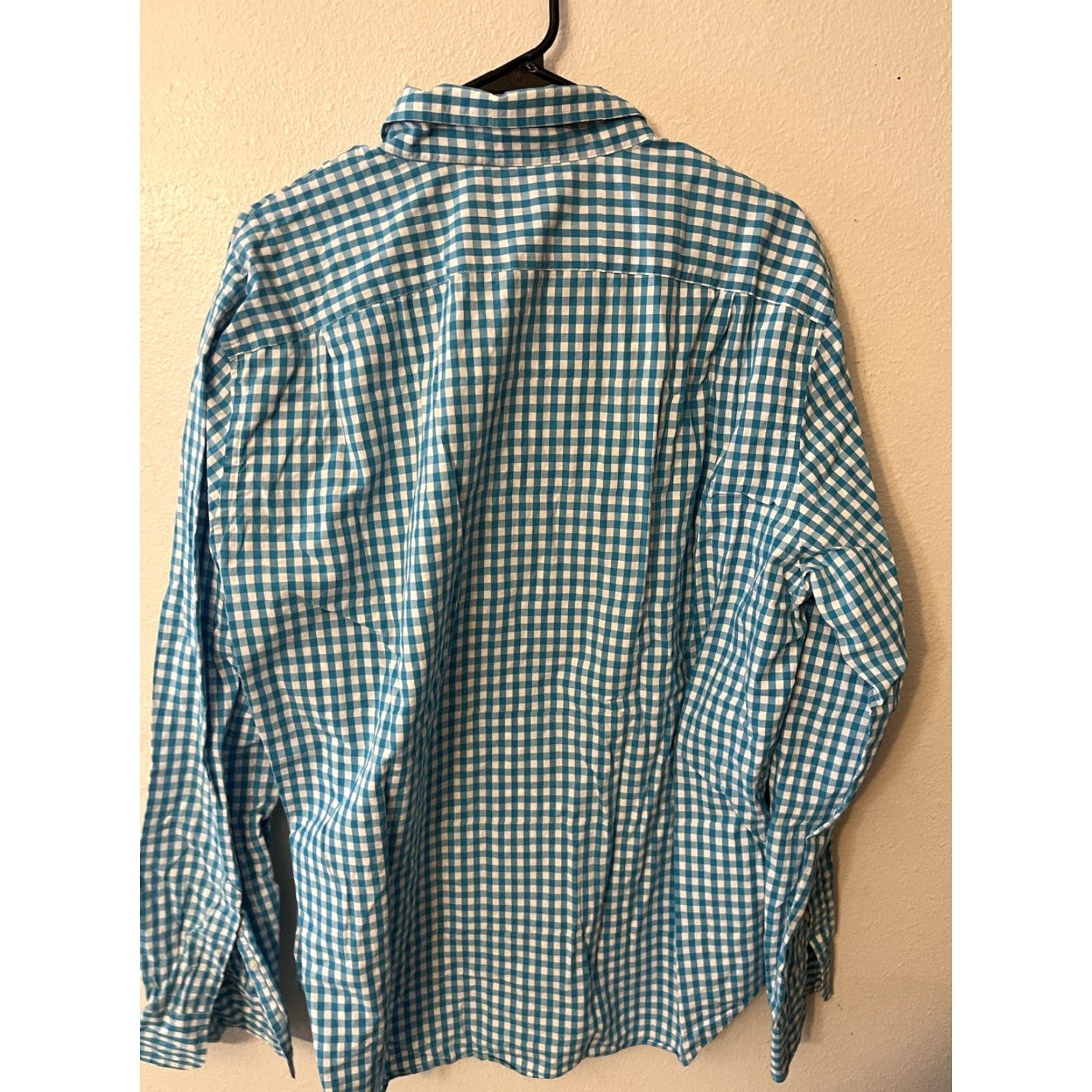 J.Crew VINTAGE J.CREW Men’s Shirt Long Sleeve Button-Down Blue Gingham Plaid XL Casual Size US XL / EU 56 / 4 - 3 Thumbnail