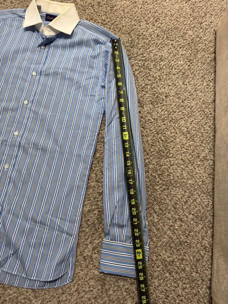 Ralph Lauren Purple Label Ralph Lauren Purple Label Bengal-striped Size 15.5 Size US M / EU 48-50 / 2 - 6 Thumbnail