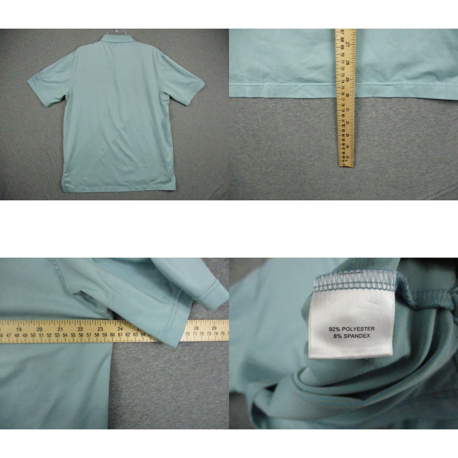 Peter Millar Peter Millar Summer Comfort Polo Shirt Large Mens Mint Green Size US L / EU 52-54 / 3 - 8 Thumbnail