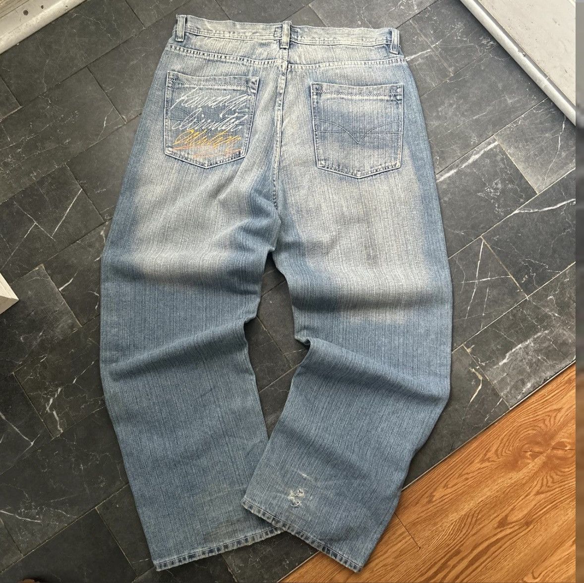 Southpole Custom San Francisco Giants vintage jeans Size US 38 / EU 54 - 2 Thumbnail