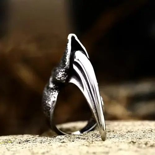 Jewelry Eagle Claw Stainless Steel Ring Size ONE SIZE - 2 Thumbnail
