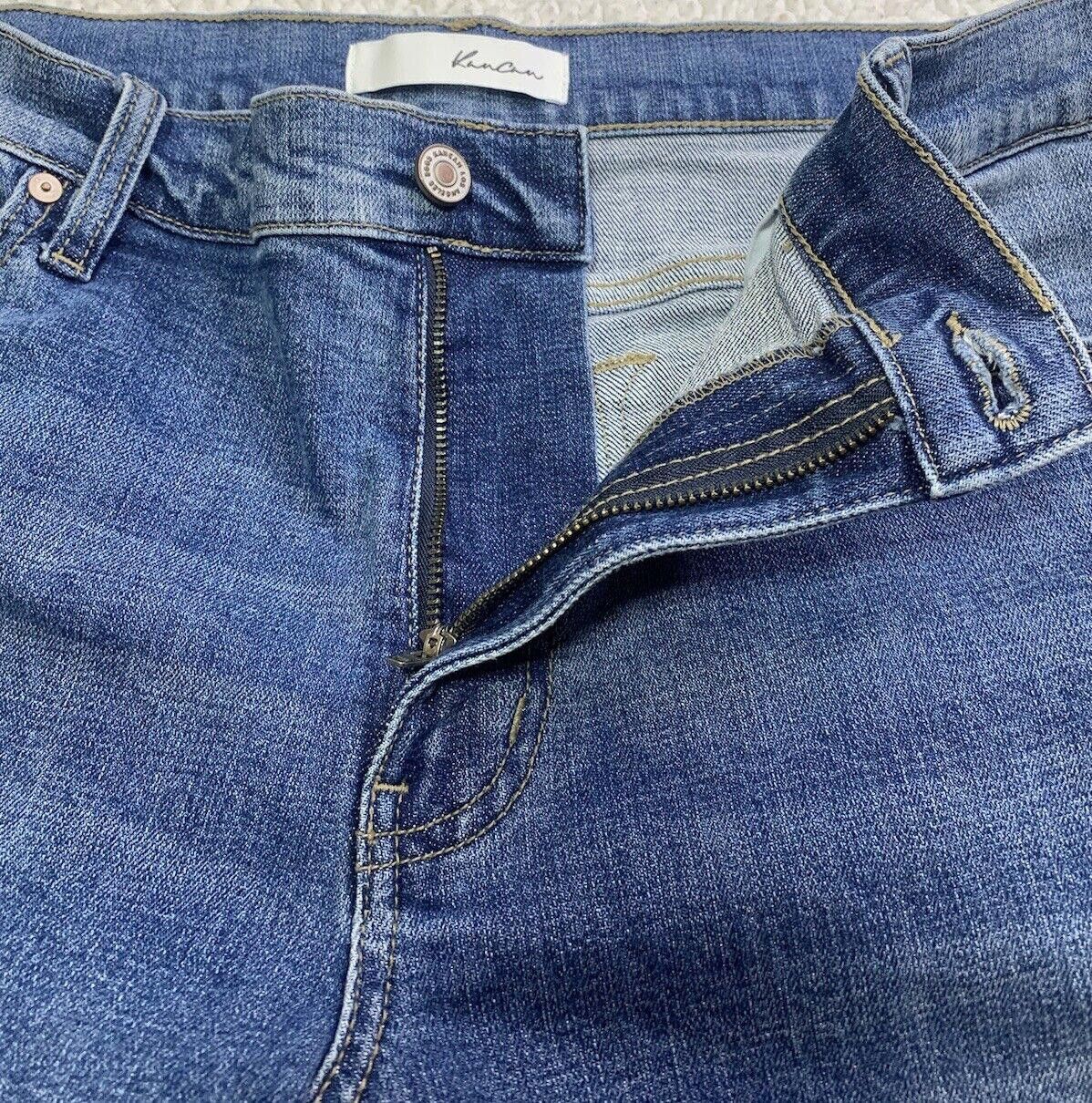 Kancan USA Kancan Jeans Women's Size 13 Blue Distressed Straight Leg Size ONE SIZE - 3 Thumbnail