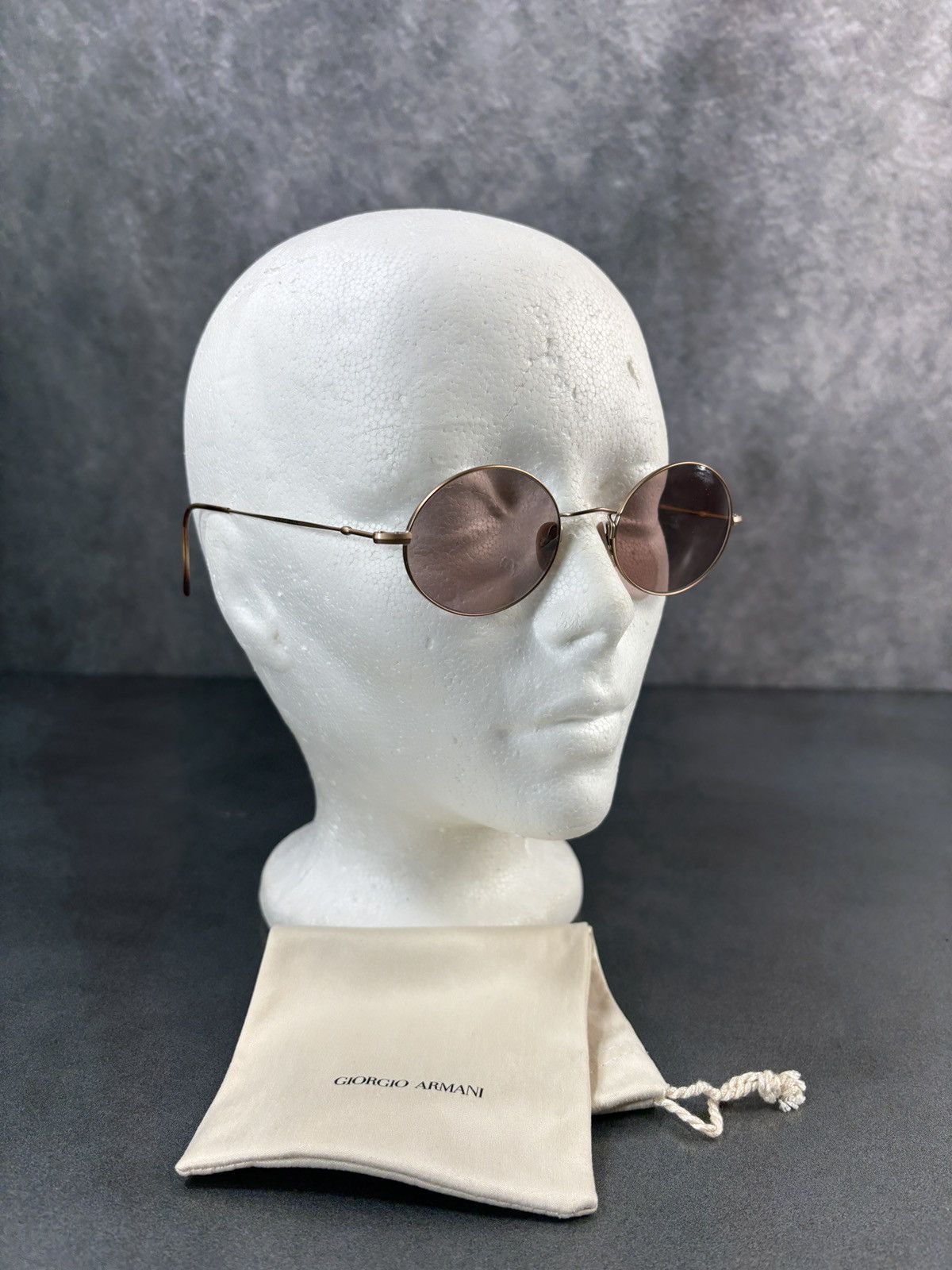 Giorgio Armani 1990s Giorgio Armani Sunglasses 642 Vintage Oval Old Money Size ONE SIZE - 3 Thumbnail