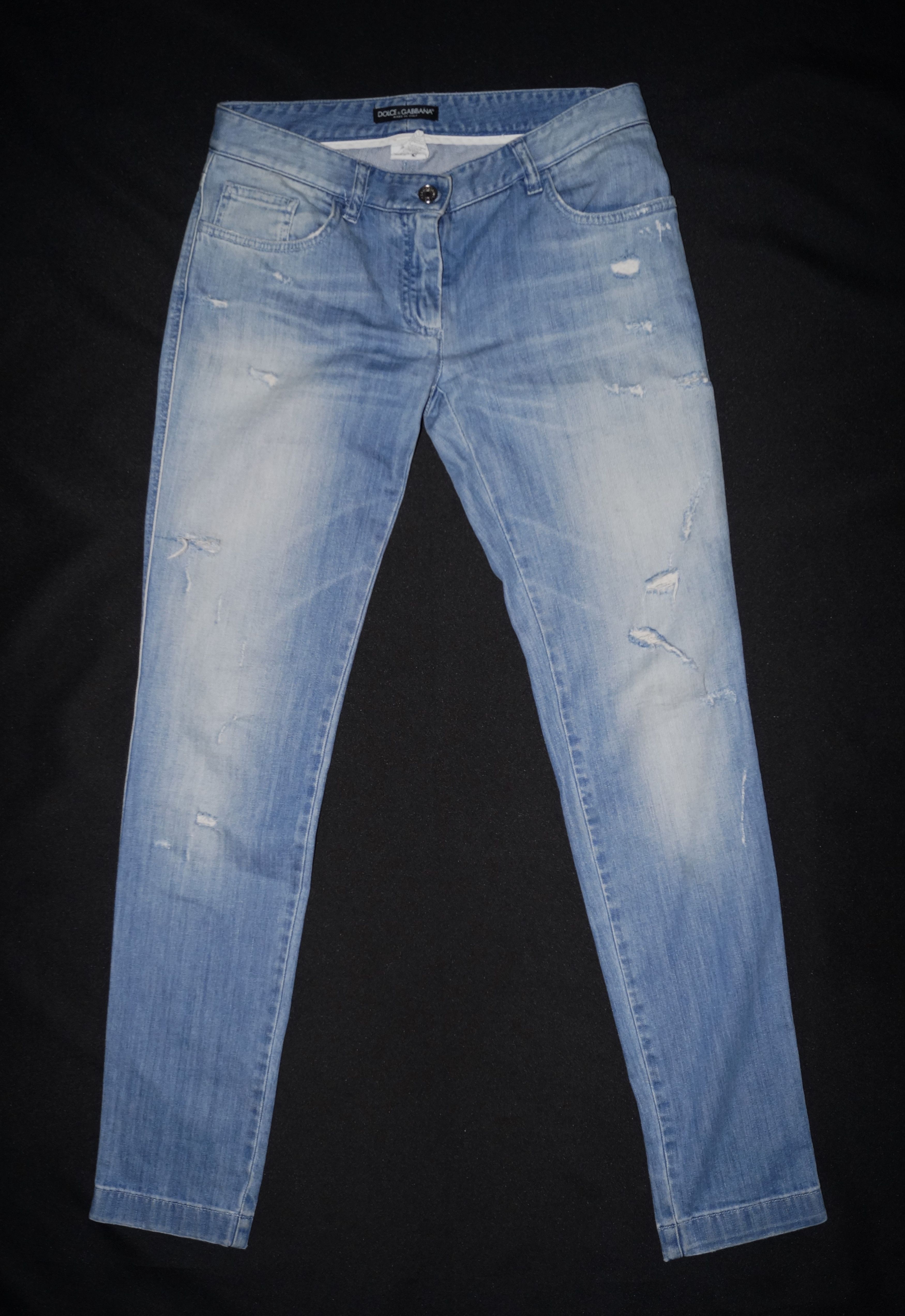 Dolce & Gabbana Dolce & Gabbana luxury Italian straigth jeans 42 size Size 42" / US 20 - 1 Thumbnail