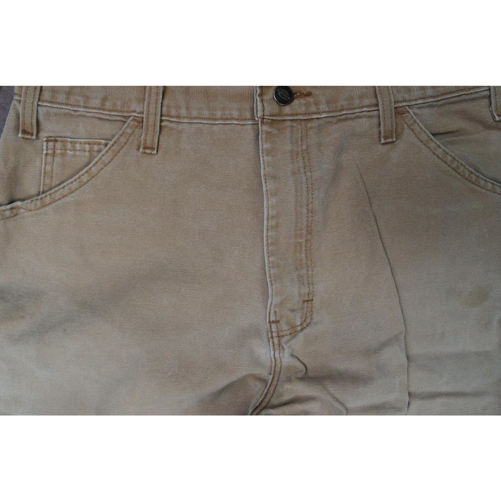 Dickies Dickies Tan Beige Duck Work Pants Mens Size US 34 / EU 50 - 3 Thumbnail
