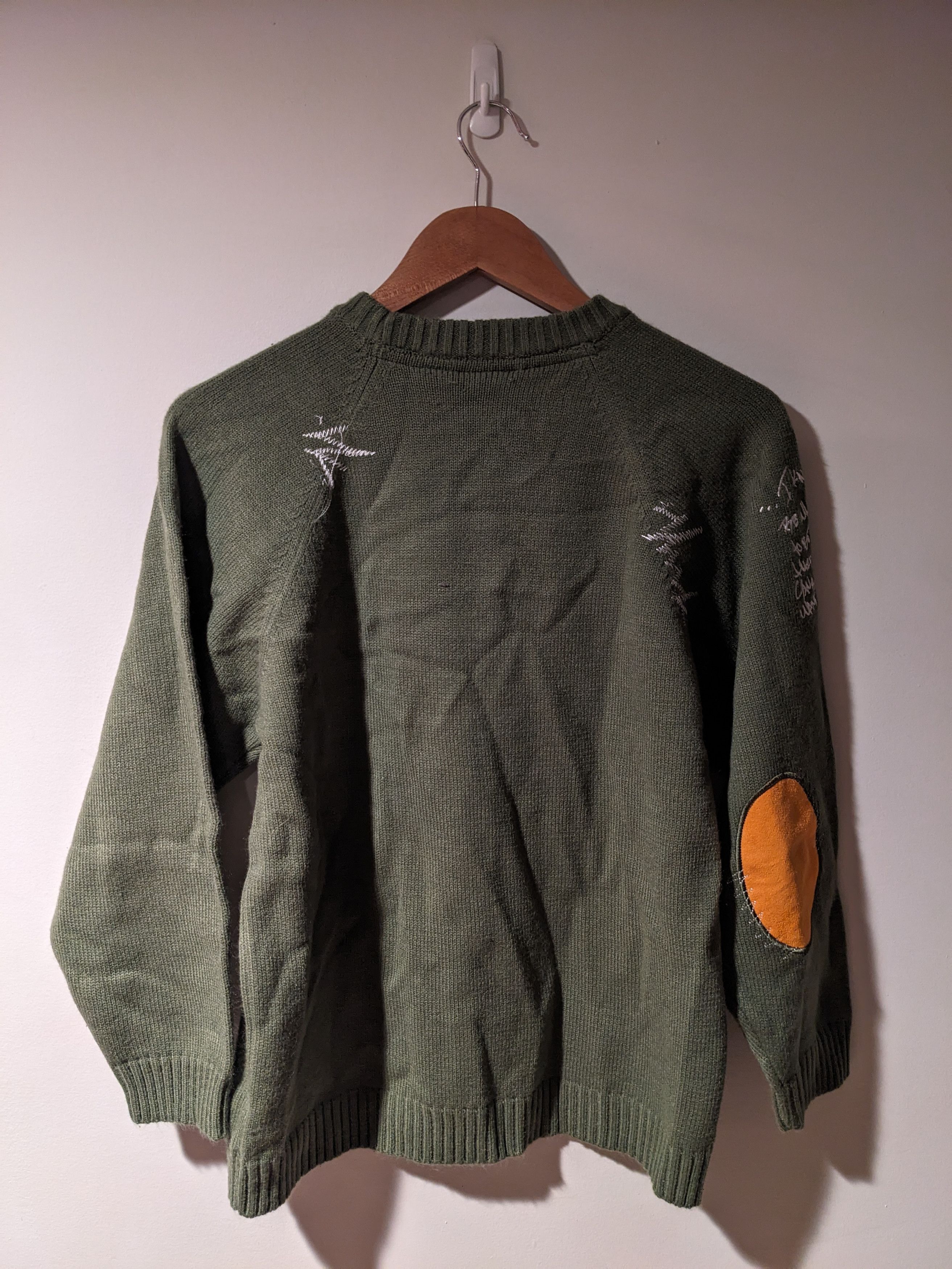 Mecca × Vintage Vintage Y2K Mecca Jeans Green Medium Kids Knitted Sweater Size US M / EU 48-50 / 2 - 8 Thumbnail