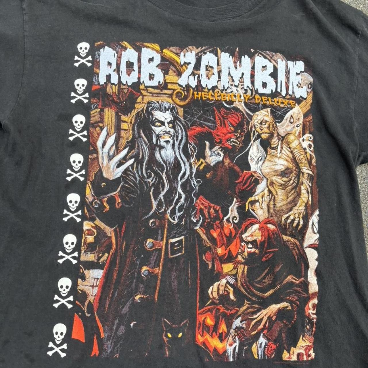 Anvil Vintage Rob Zombie Hellbilly Pentagram 1998 promo Size US L / EU 52-54 / 3 - 3 Thumbnail