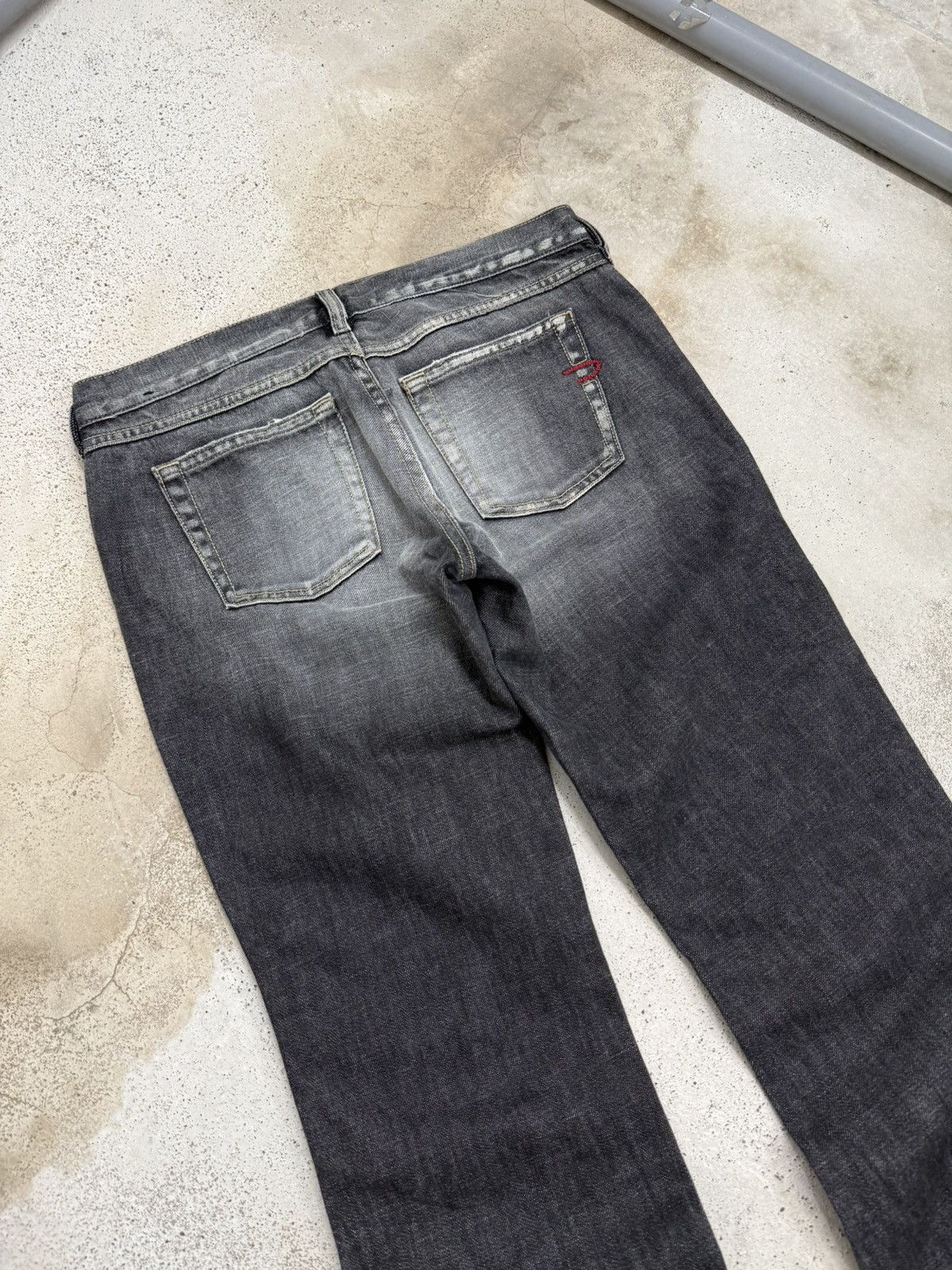 Diesel Vintage Flare Diesel Industry Distressed Unisex Denim Pants Size US 28 / EU 44 - 8 Thumbnail