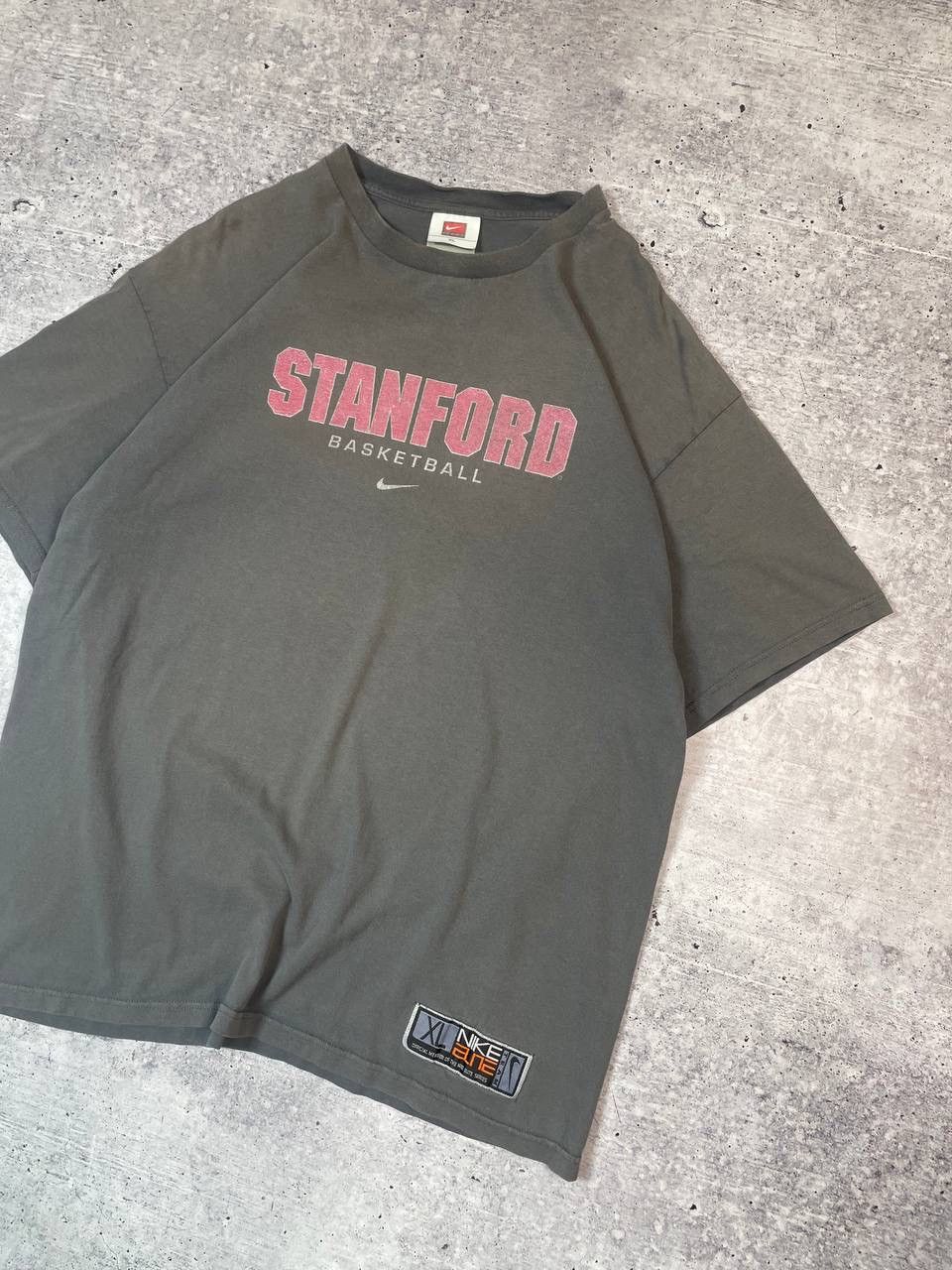 Nike Vintage 90s Nike Stanford Basketball Sunfaded T-Shirt Y2K Size US XL / EU 56 / 4 - 3 Thumbnail