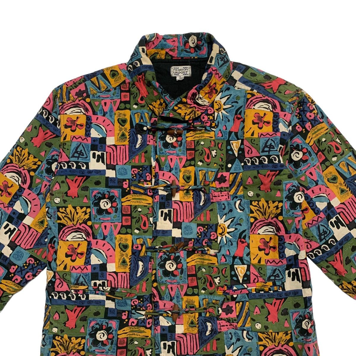 Japanese Brand Japanese Brand Nice Design Multicolor Fullprint Jacket Size US L / EU 52-54 / 3 - 4 Thumbnail